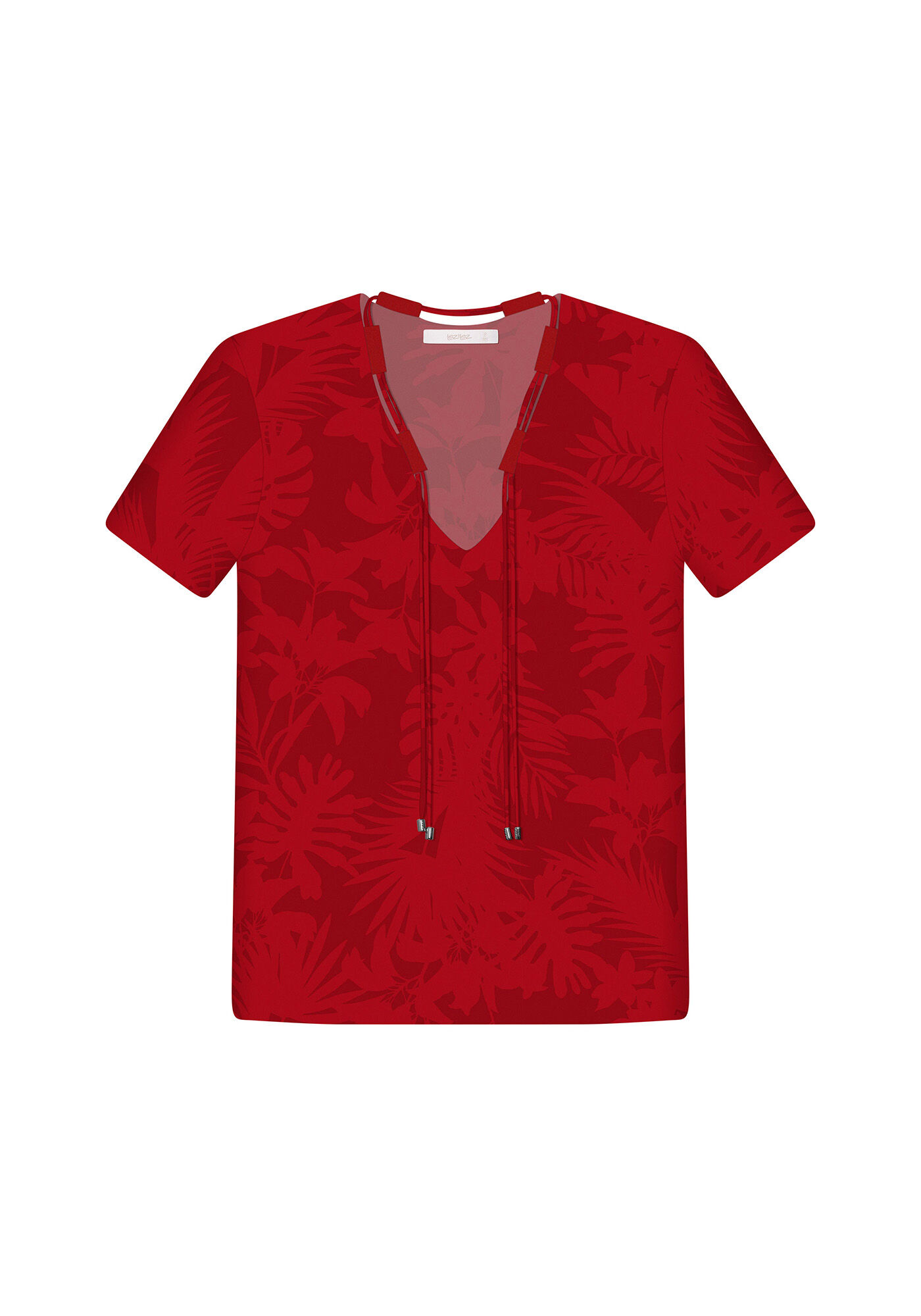 Blusa Estampada Amarra&ccedil;&atilde;o, , large.