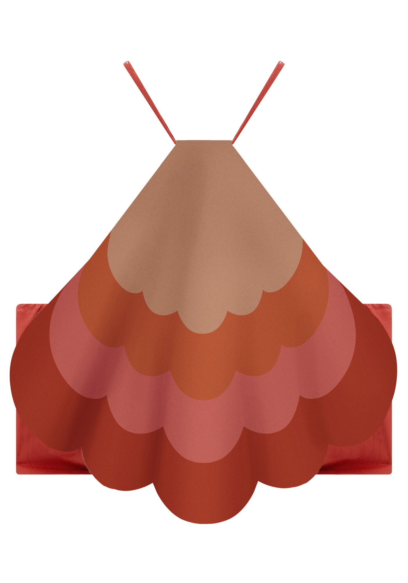 Blusa Cropped Canelada com Recorte Sobreposto, , large.