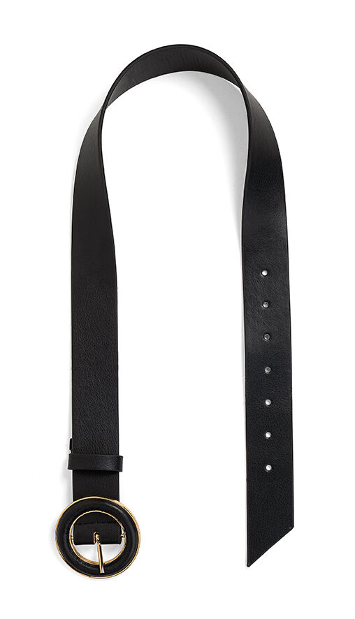 Cinto de Cintura M&eacute;dio com Fivela Redonda, , large.