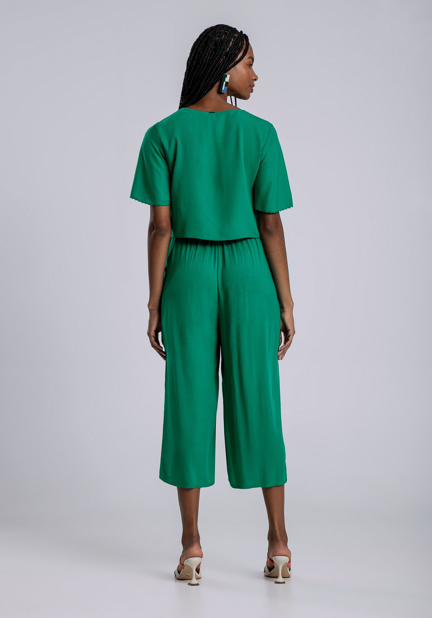 Cal&ccedil;a Pantacourt Rayon Star Cores, , large.