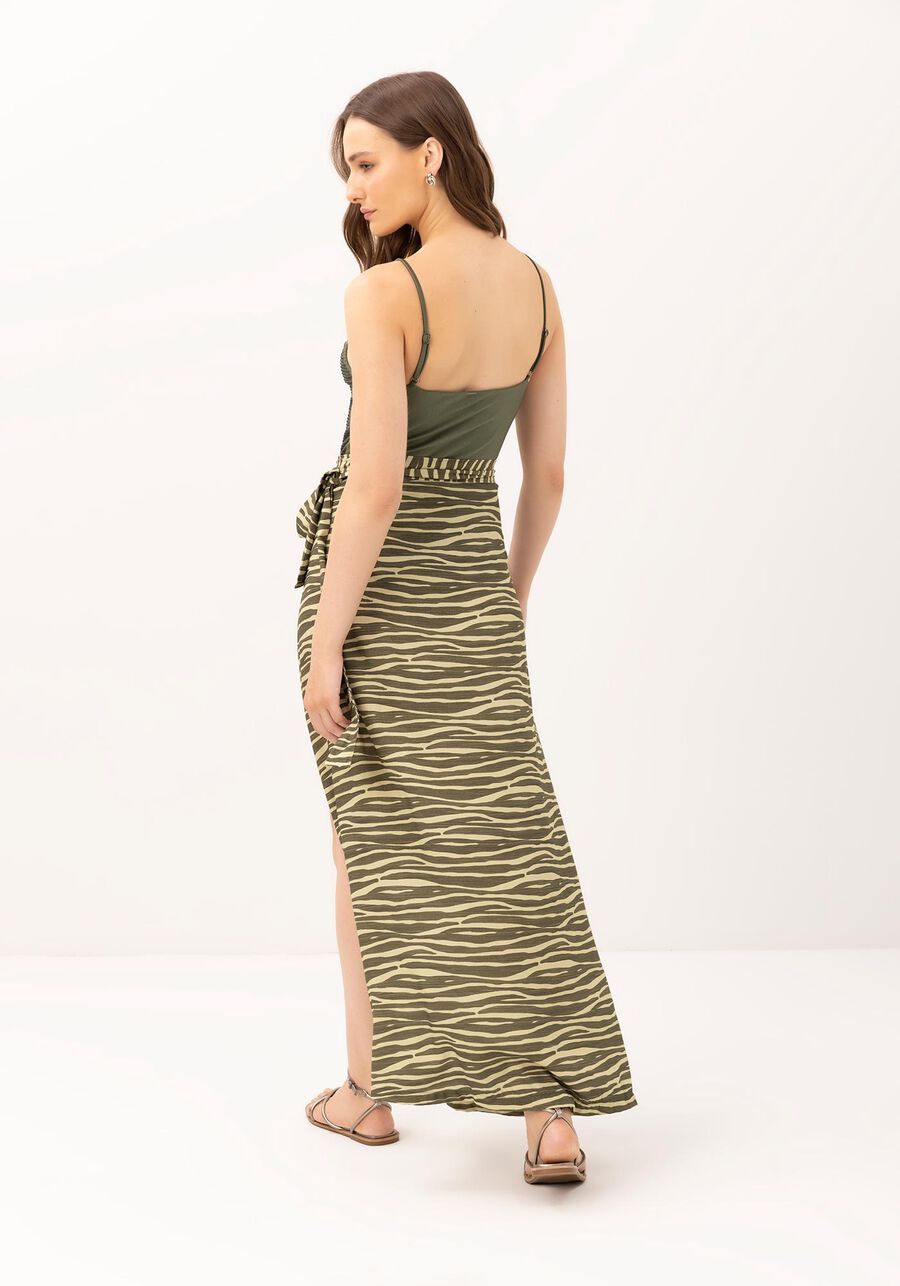 Saia Longa Transpassada Saída de Praia Animal Print, . Saia Longa Transpassada Saída de Praia Animal Print, , large.