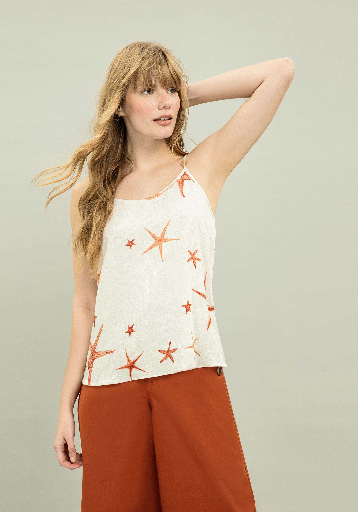 Blusa com Al&ccedil;as Estampa, , large.