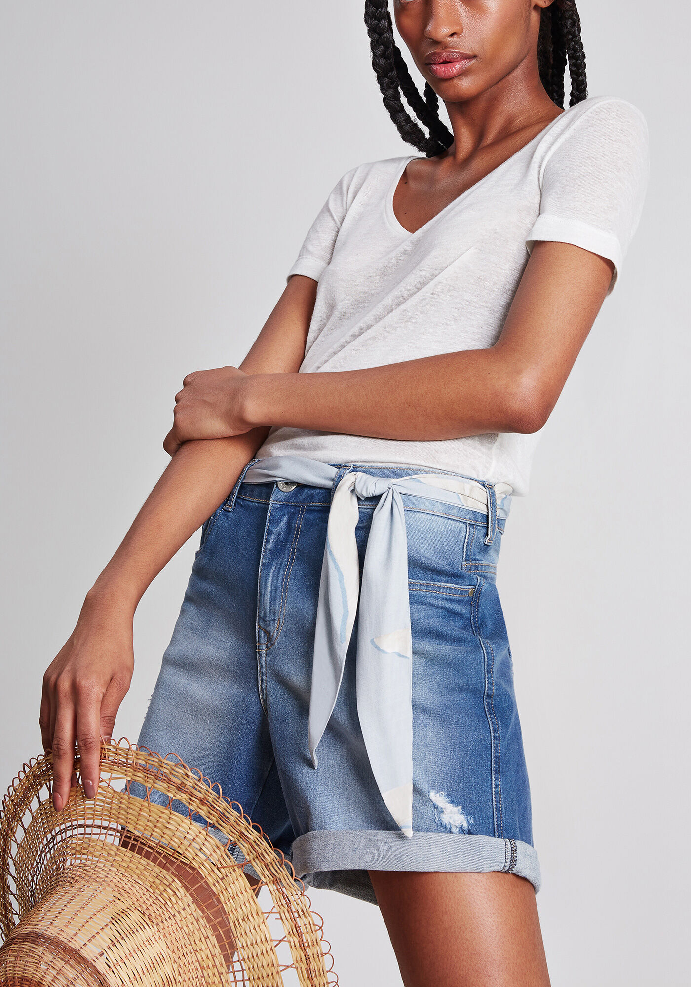 Bermuda Boyfriend Venice Cinto, , large.