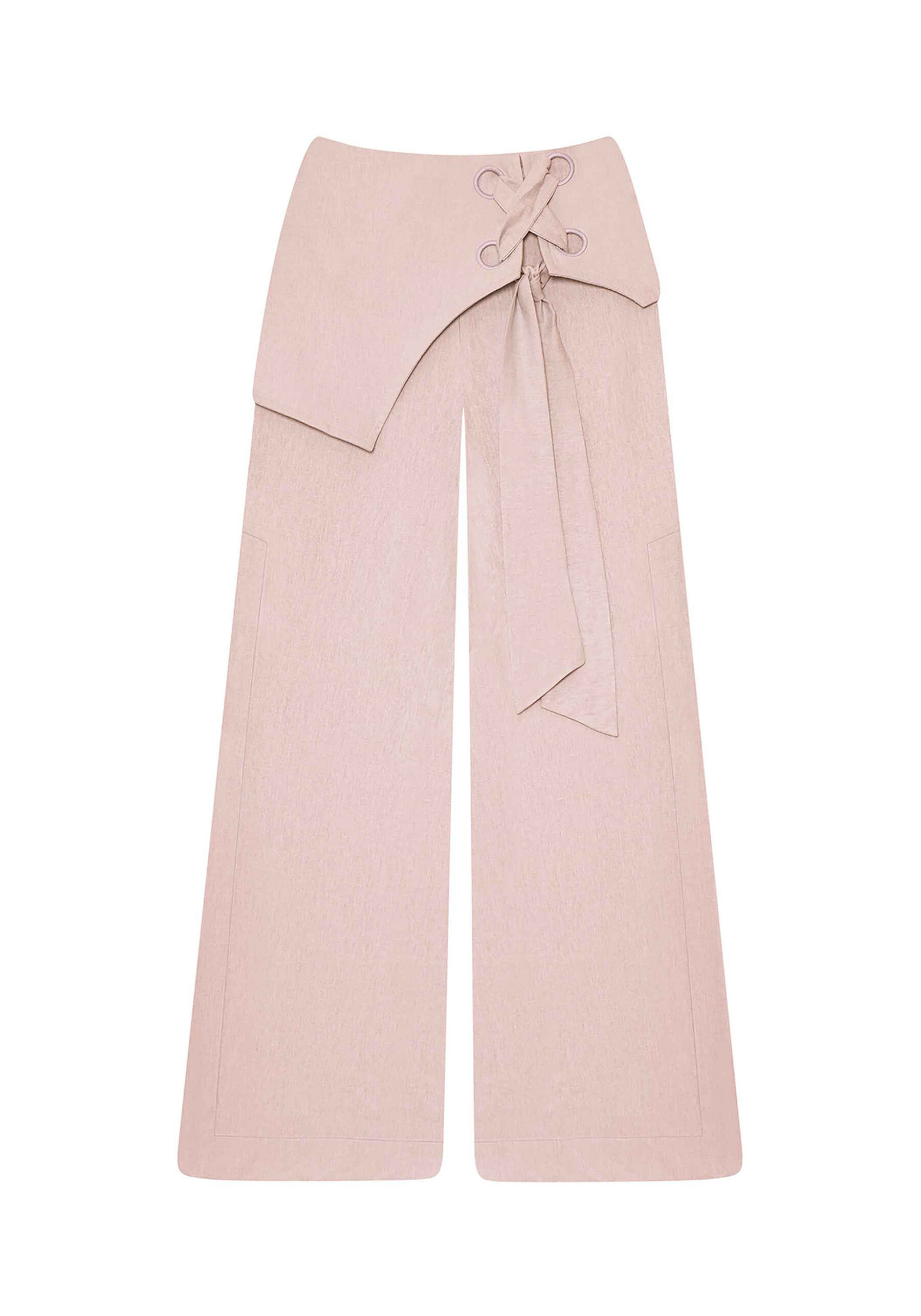 Calça Tecido Linho Washed Plus Pantalona, . Calça Tecido Linho Washed Plus Pantalona, , large.