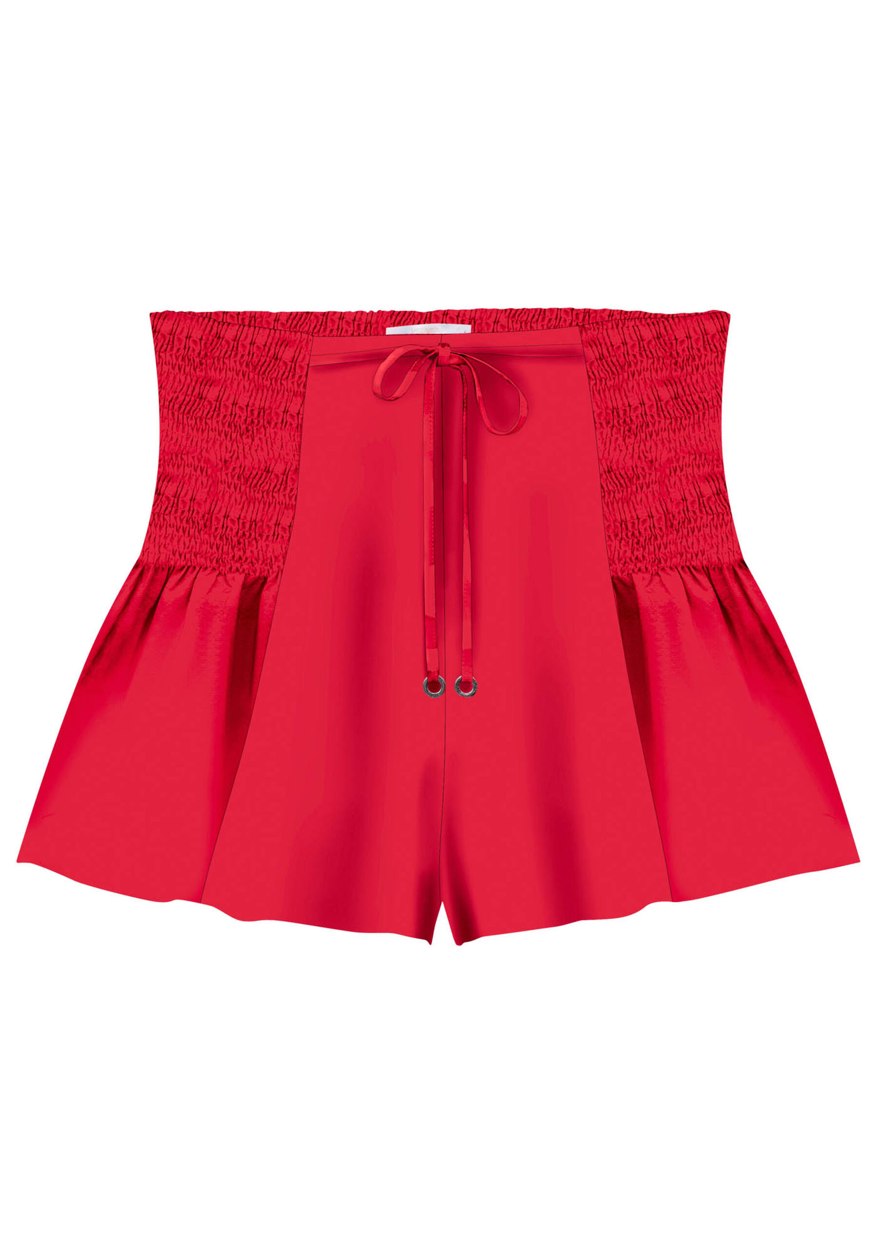 Shorts Saída de Praia com Lastex Cores, VERMELHO TORONTO. Shorts Saída de Praia com Lastex Cores, VERMELHO TORONTO, large.