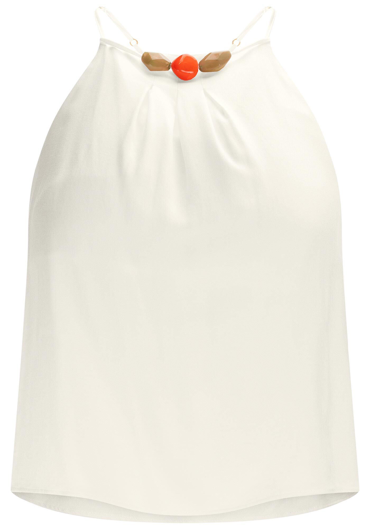 Blusa em Viscose com Pedras Decote, , large.