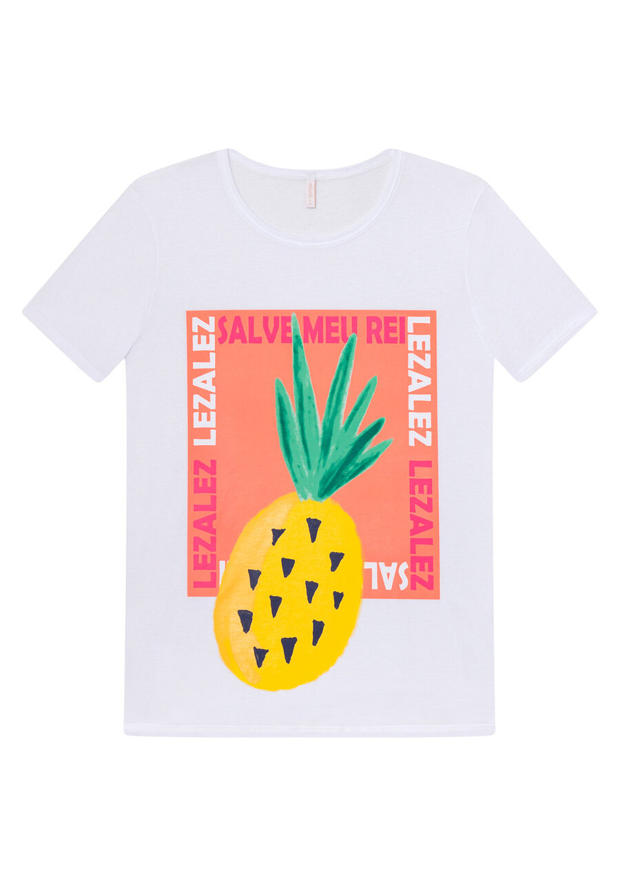 Blusa Manga Curta Estampada, . Blusa Manga Curta Estampada, , large.