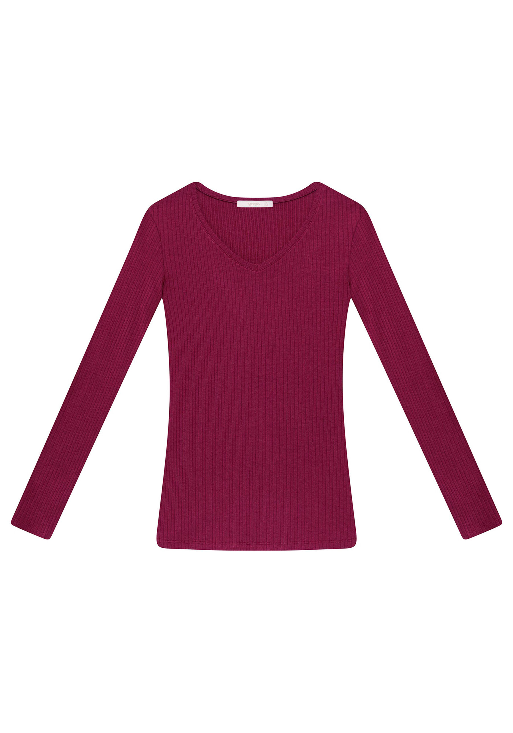 Blusa Manga Longa Decote V, . Blusa Manga Longa Decote V, , large.