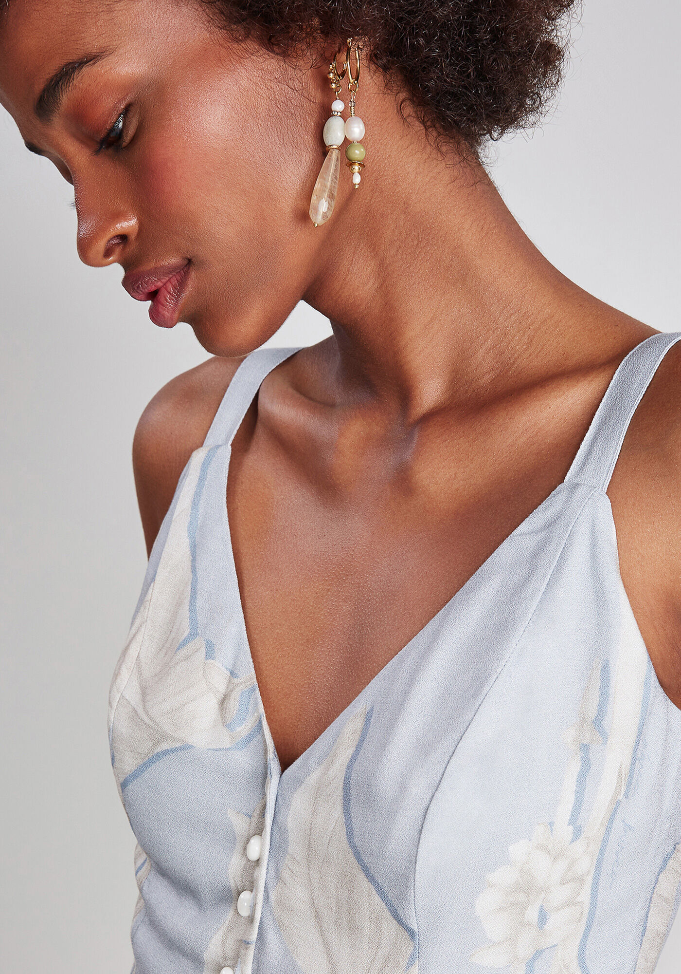 Blusa Cropped Bot&otilde;es Renda, , large.