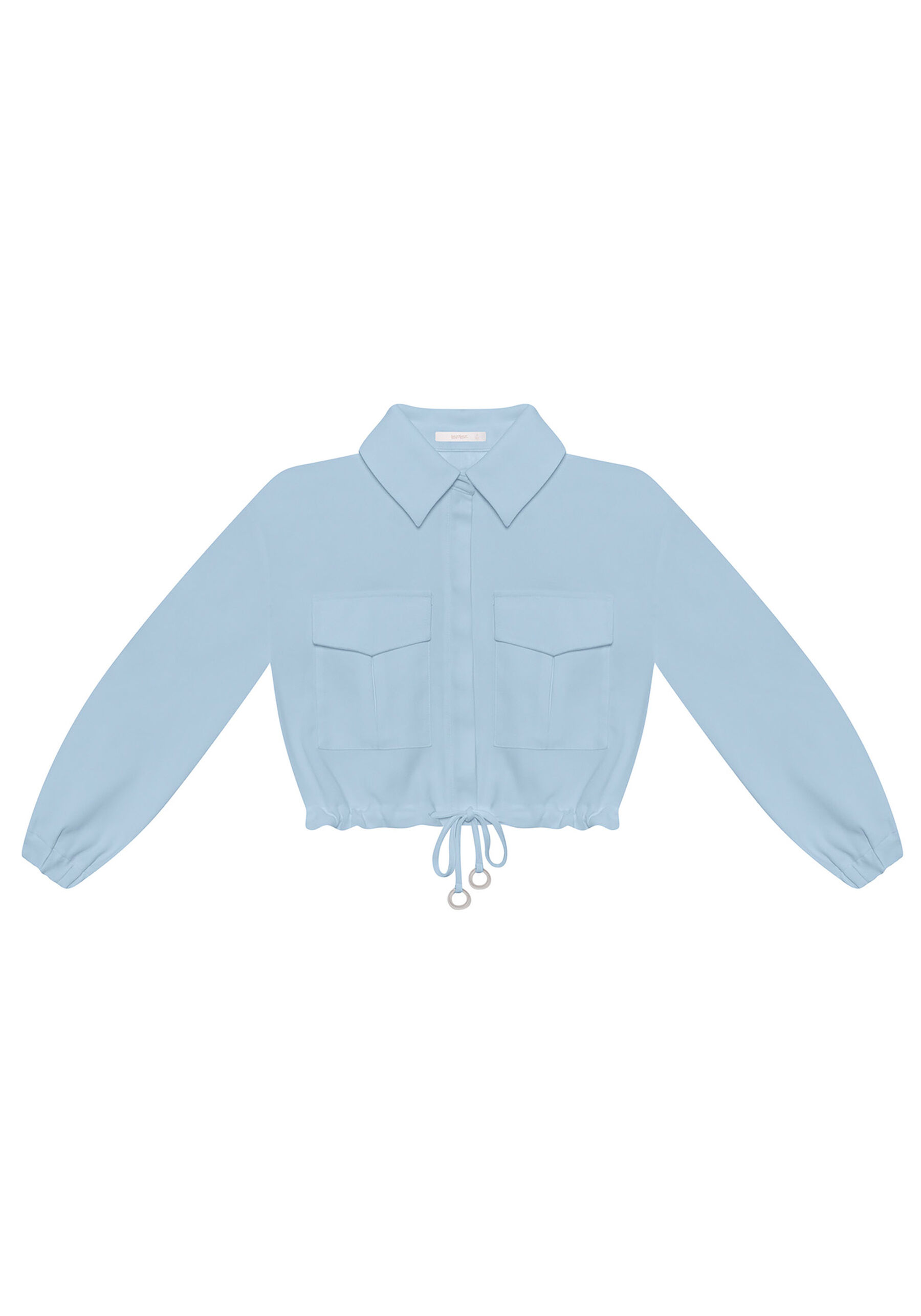 Jaqueta Tecido Crepe Satin Cropped, . Jaqueta Tecido Crepe Satin Cropped, , large.