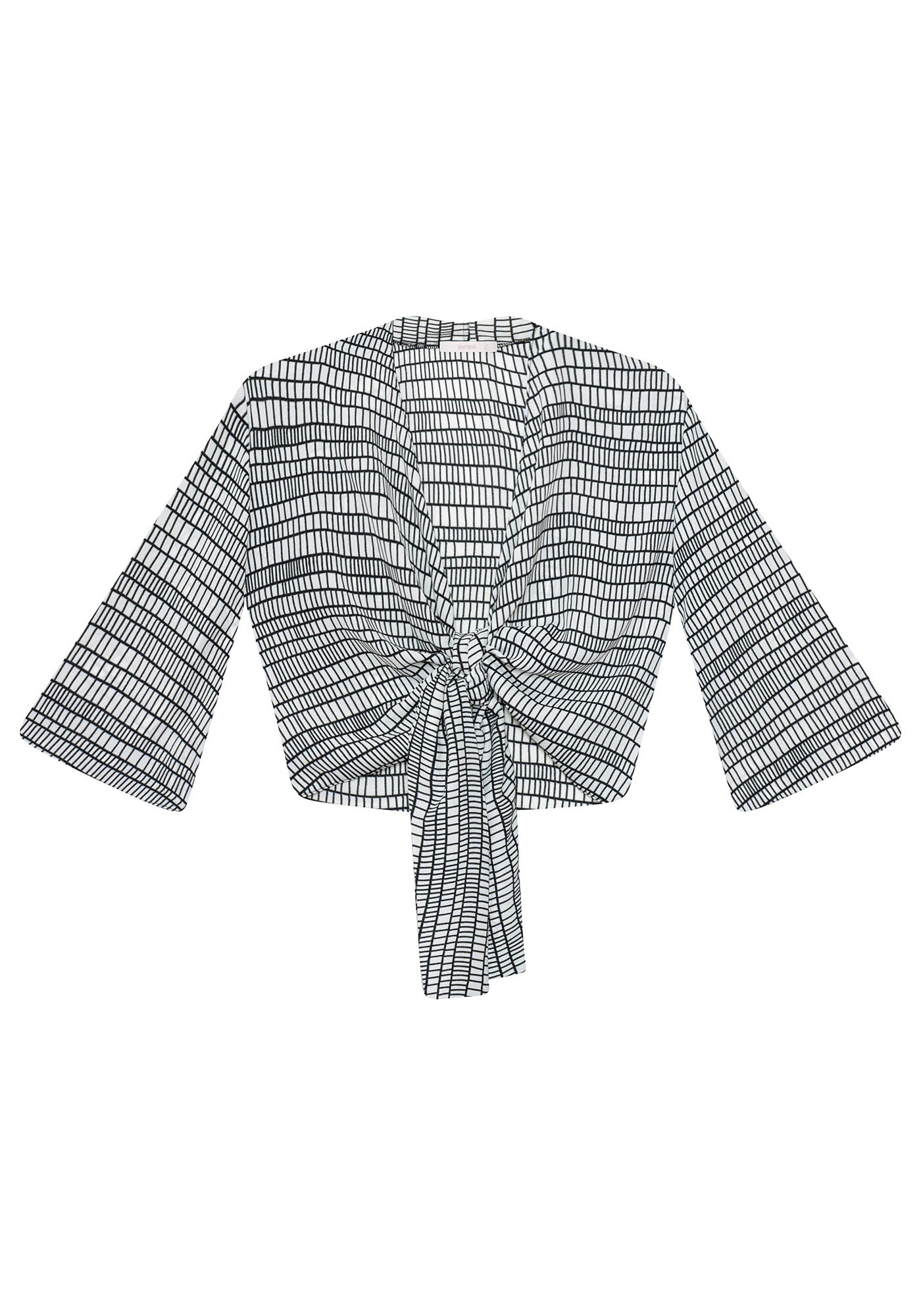 Blusa Cropped Amarra&ccedil;&atilde;o, , large.