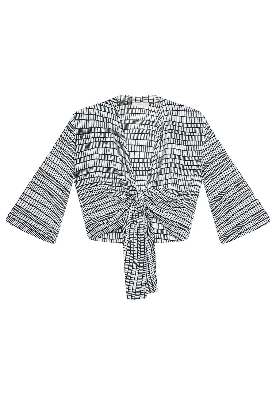 Blusa Cropped Amarração, . Blusa Cropped Amarração, , large.