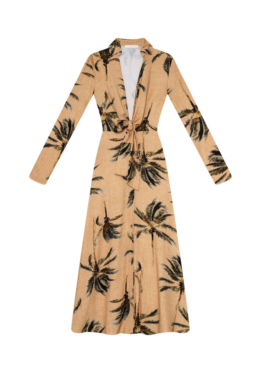 Vestido Manga Longa Mídi Transpasse, . Vestido Manga Longa Mídi Transpasse, , large.