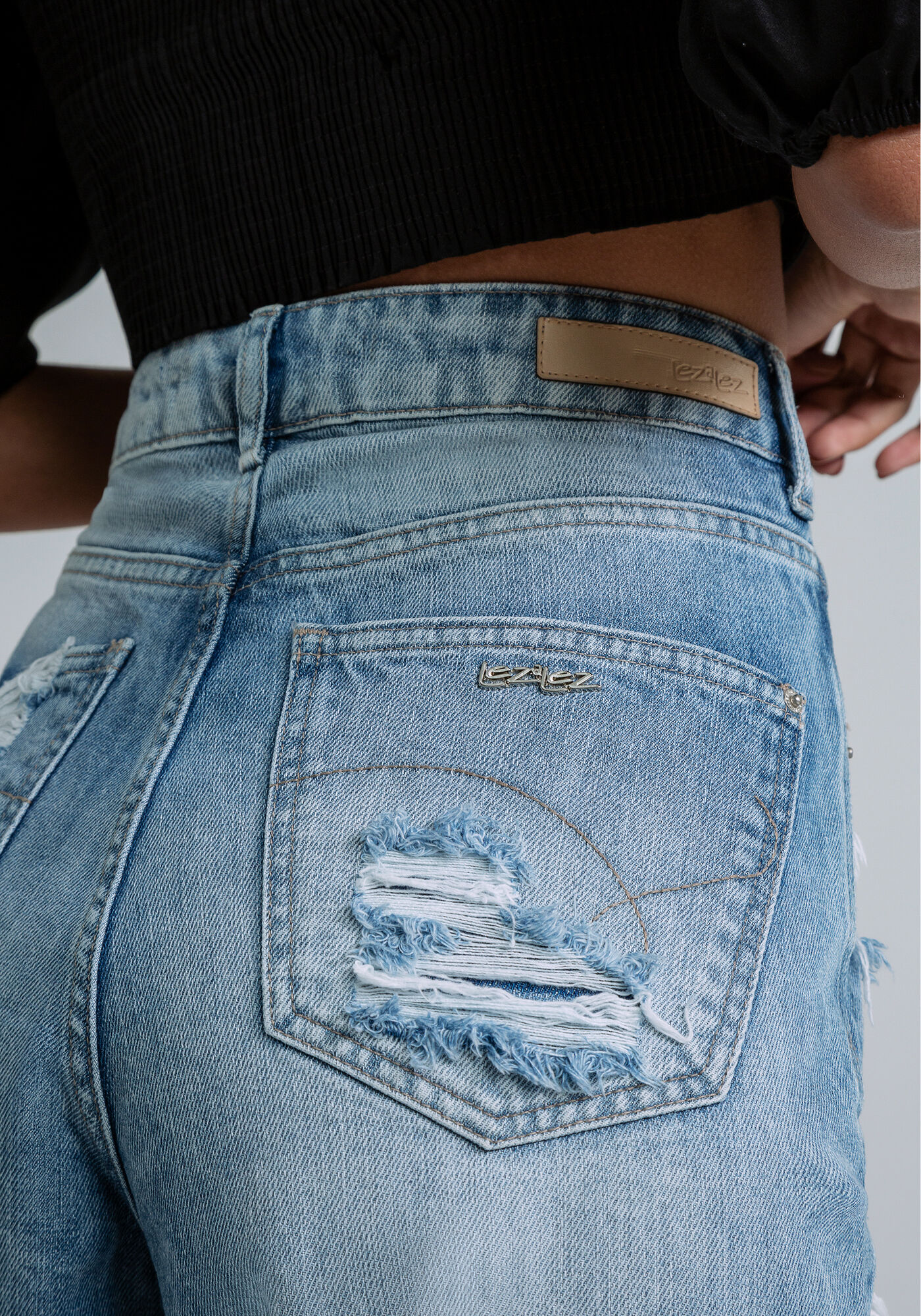 Cal&ccedil;a Jeans Mommy Destroyed, JEANS, large.