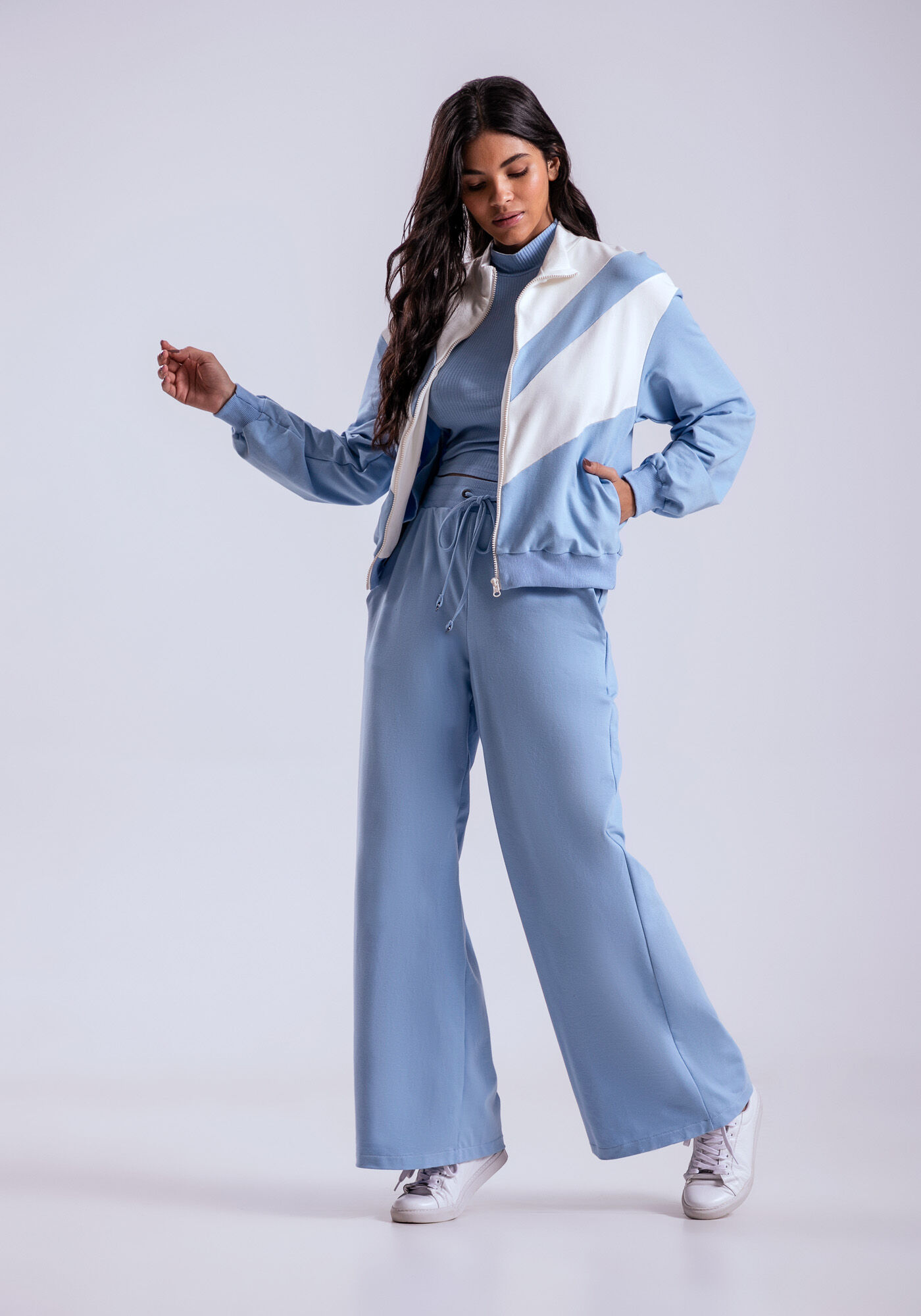 Jaqueta Molecotton com Recortes, , large.