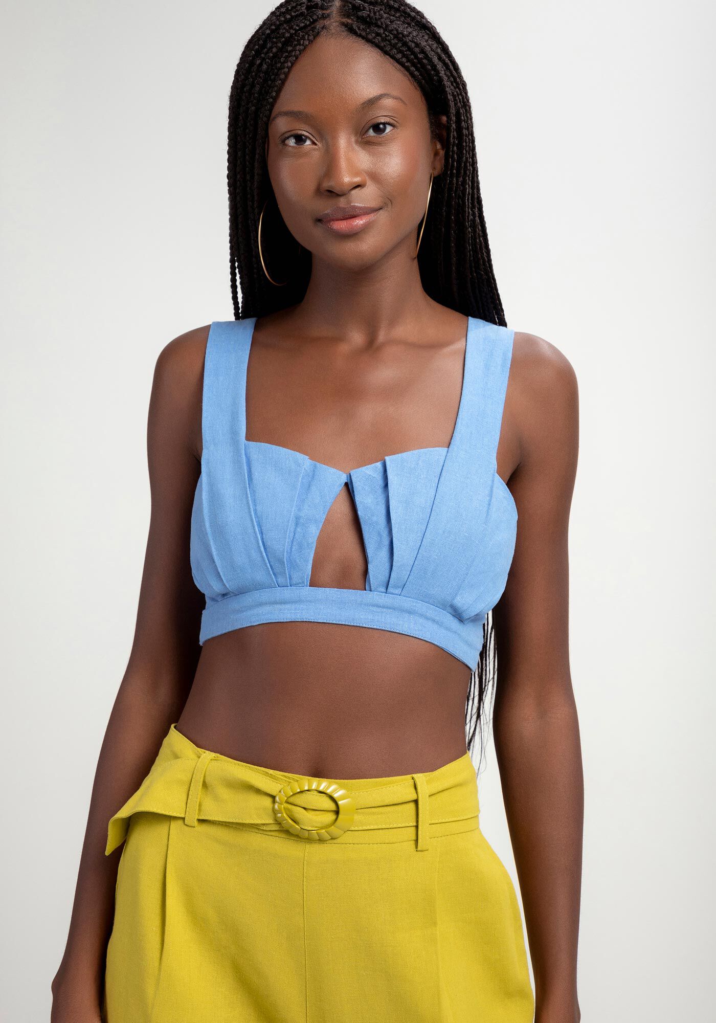 Blusa cropped zara deals