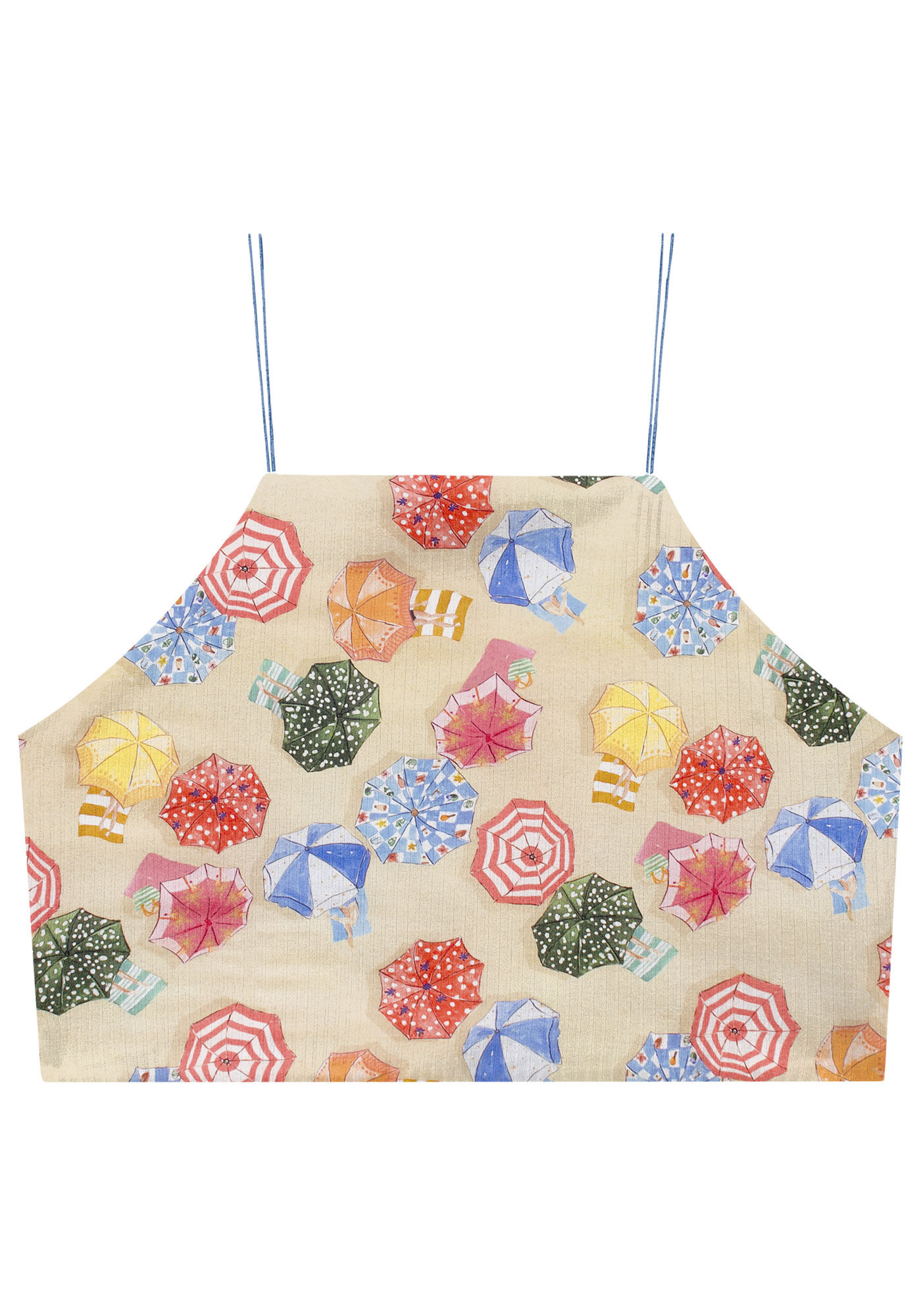 Blusa com Al&ccedil;as Canelada Cropped Dupla Face, BRONZEADO, large.