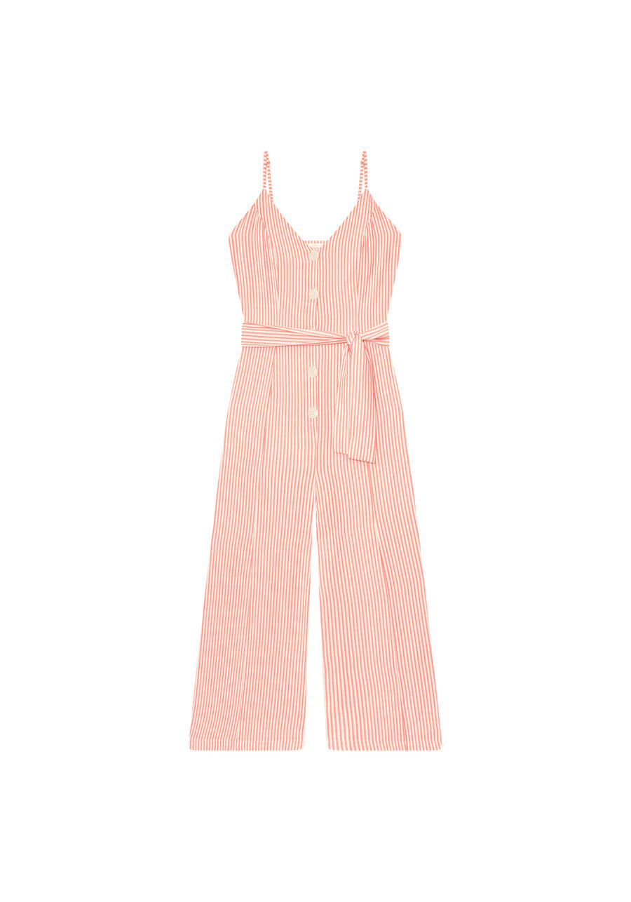 Macacão com Alças Mídi Cinto, . Macacão com Alças Mídi Cinto, , large.