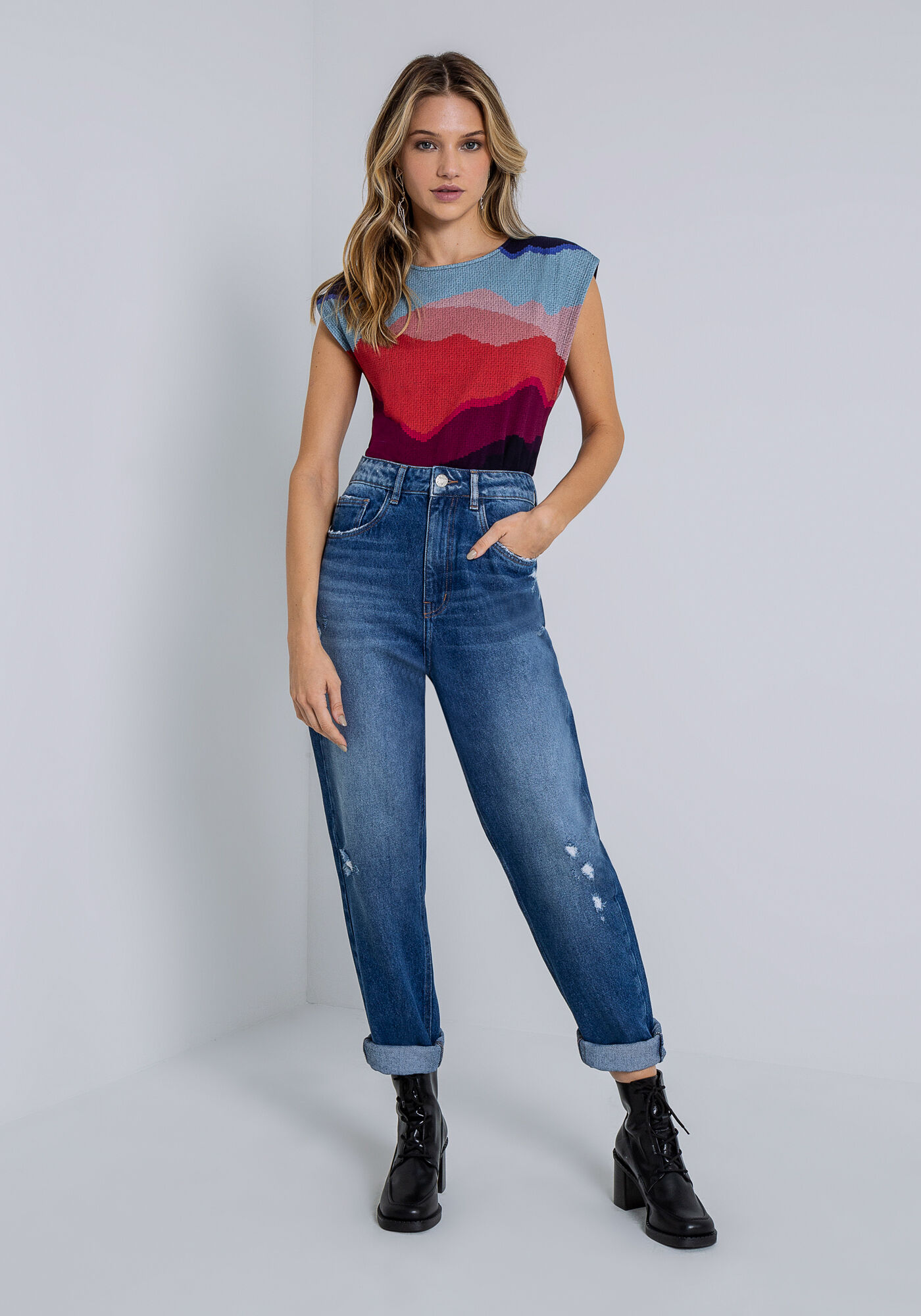 Blusa moletom sem manga top