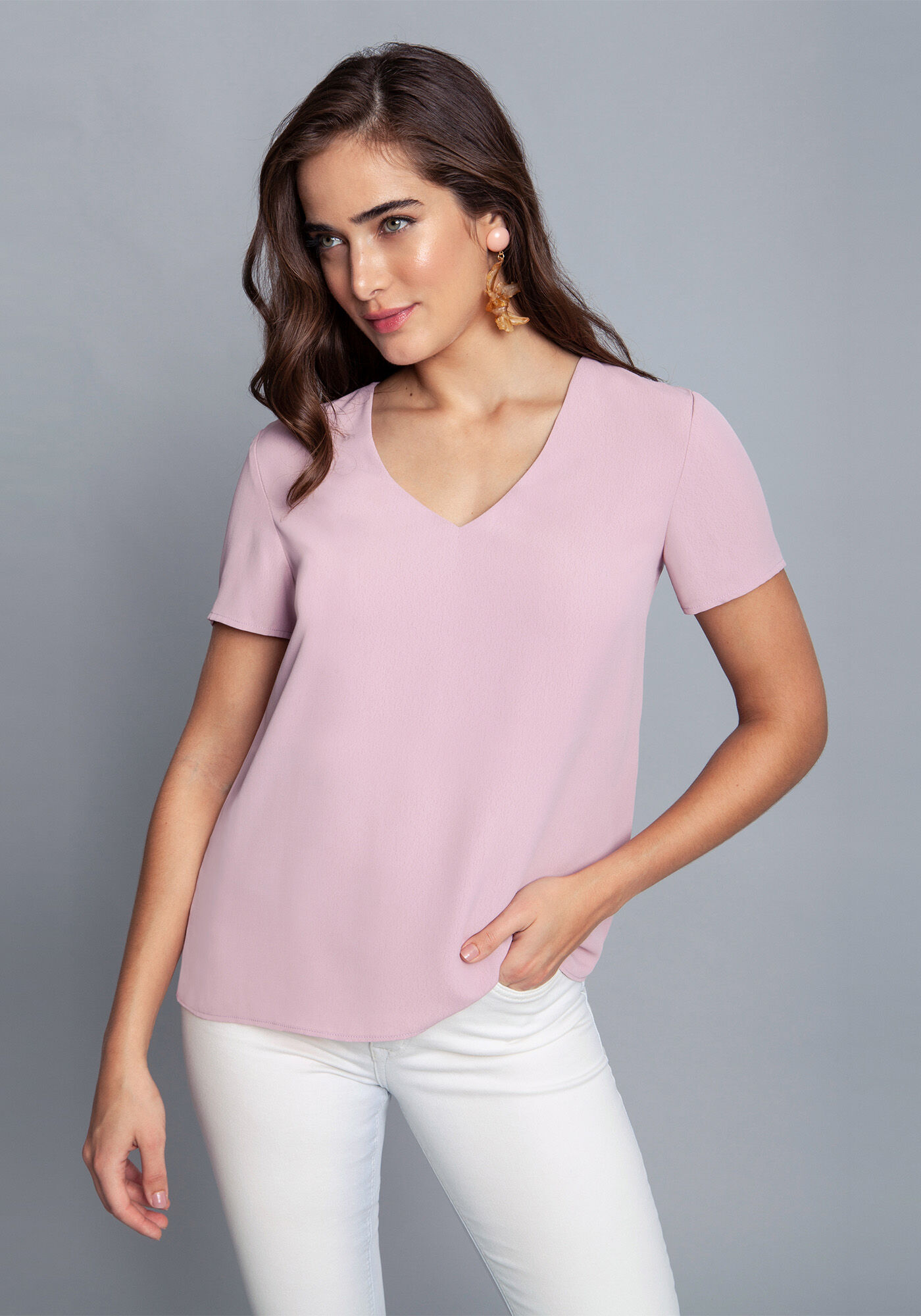 Blusa Tecido Poly Marocain, , large.