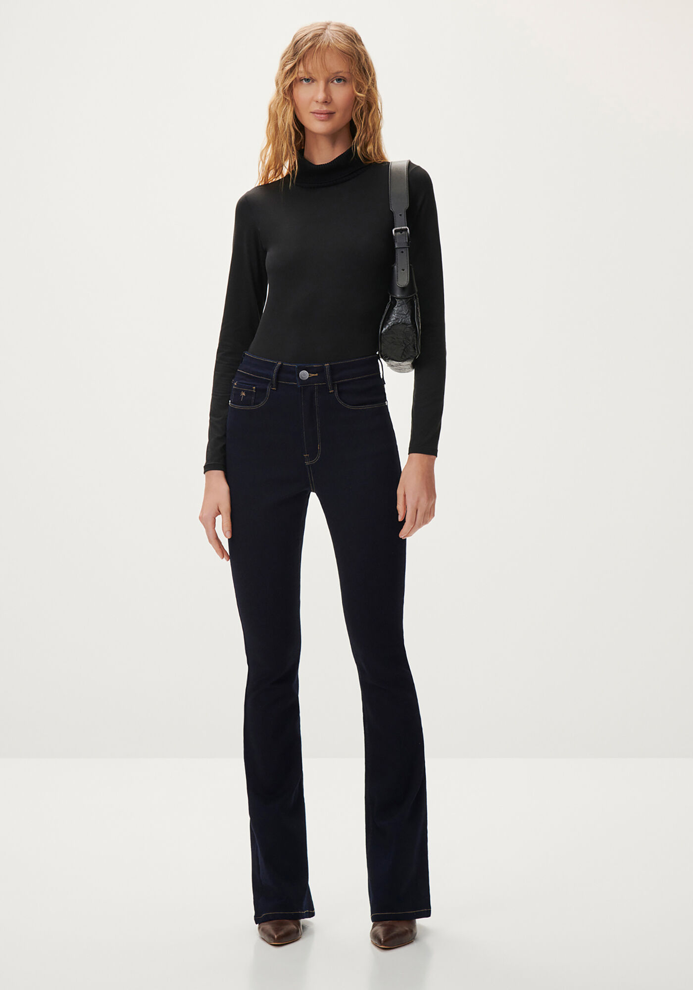 Calça Jeans Flare Bootcut com Cintura Alta | Lez a Lez Calça Jeans Flare Bootcut com Cintura Alta | Lez a Lez