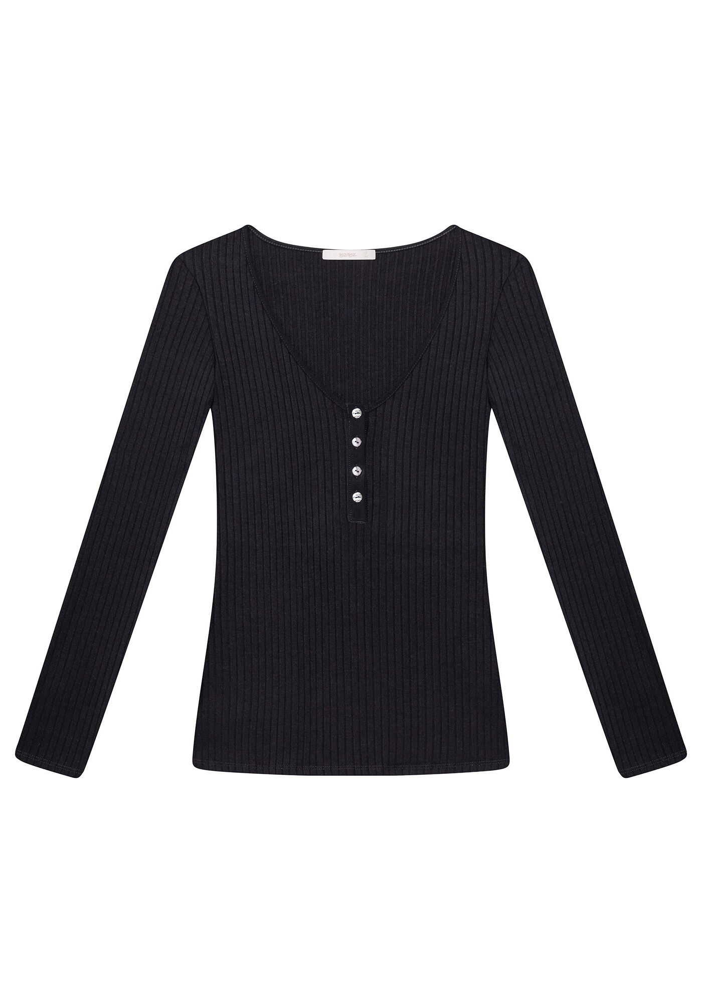 Blusa Manga Longa Bot&otilde;es, , large.