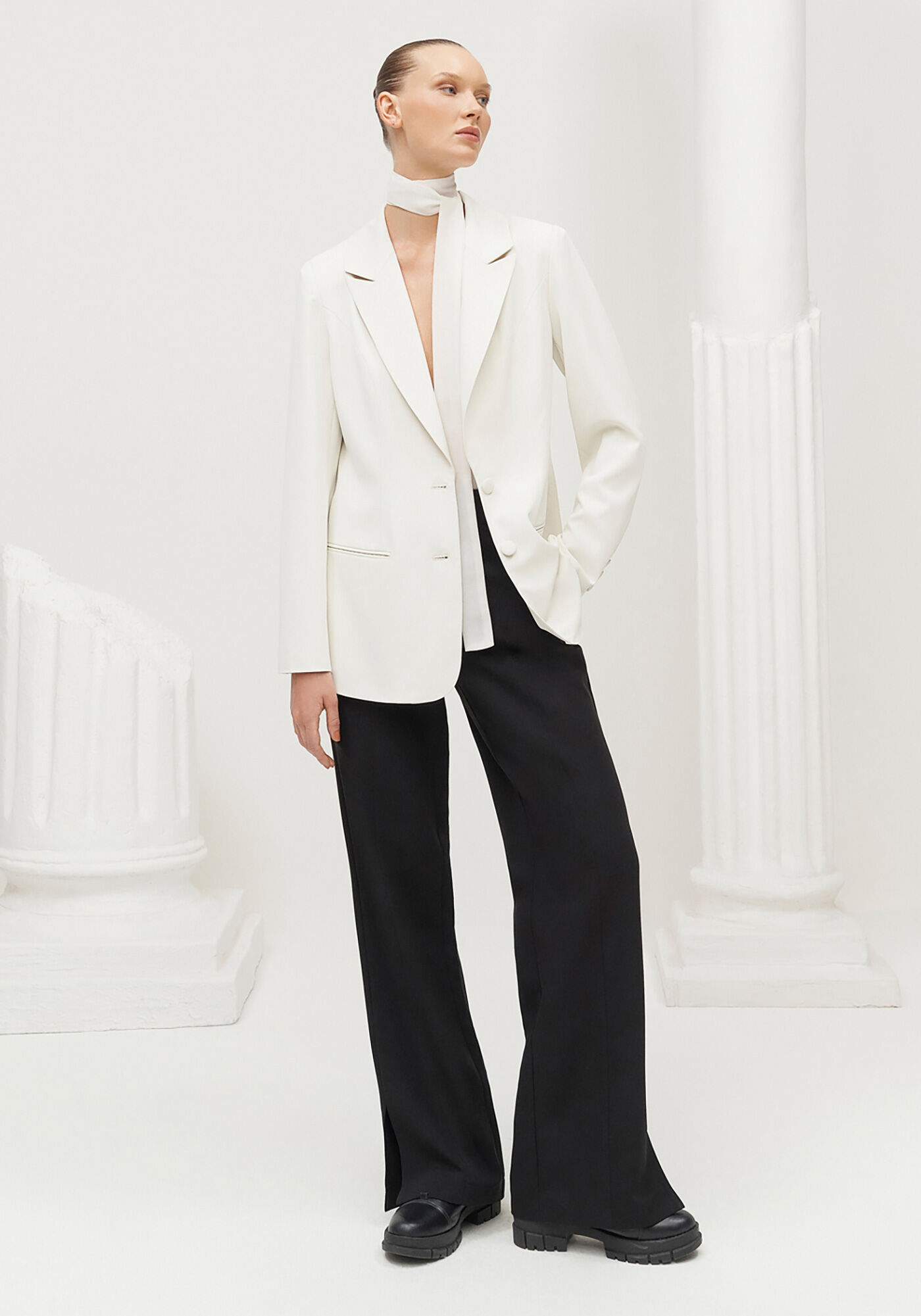 Blazer Alongado Alfaiataria, , large.