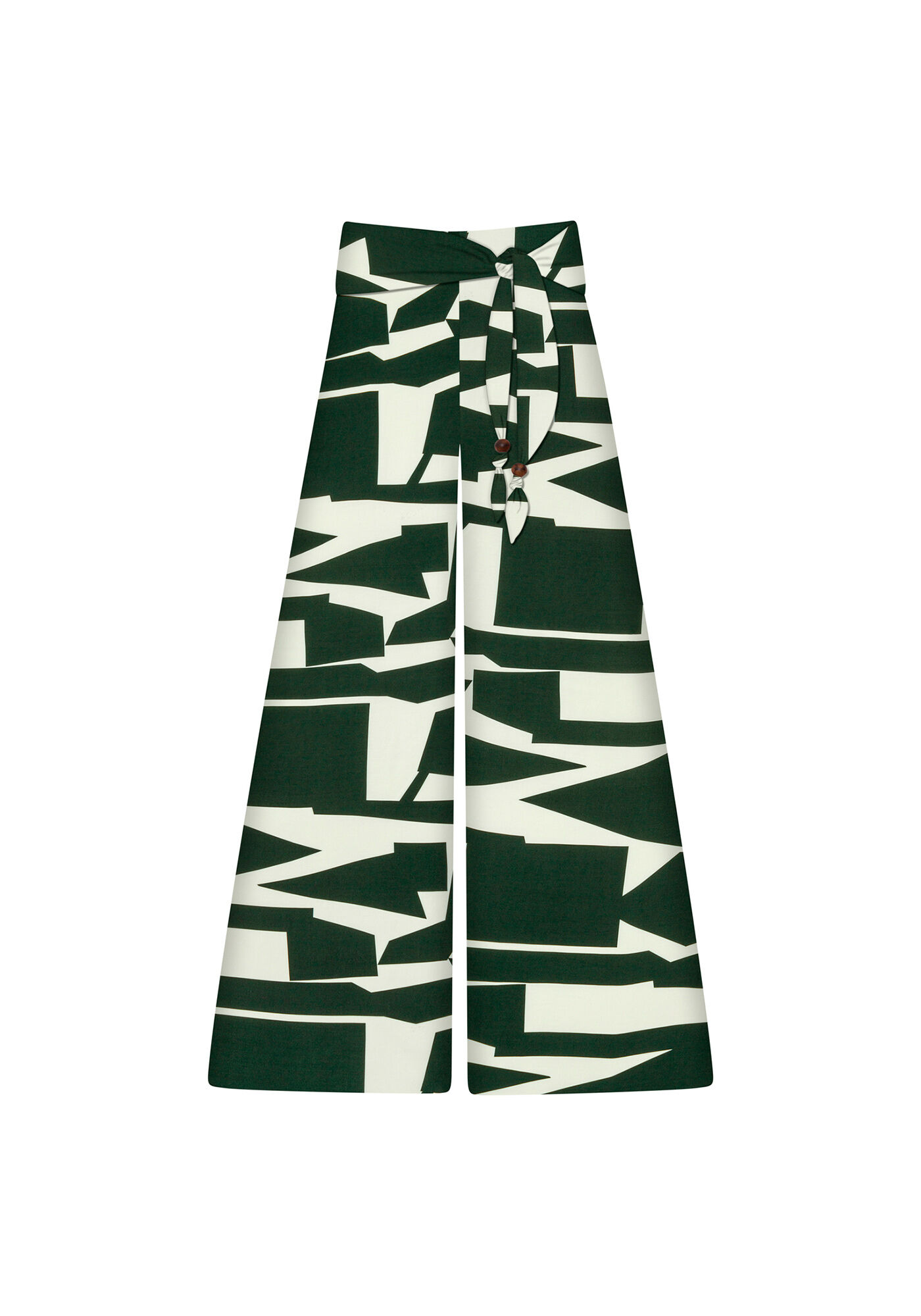 Cal&ccedil;a Pantalona com Cinto Estampa, , large.