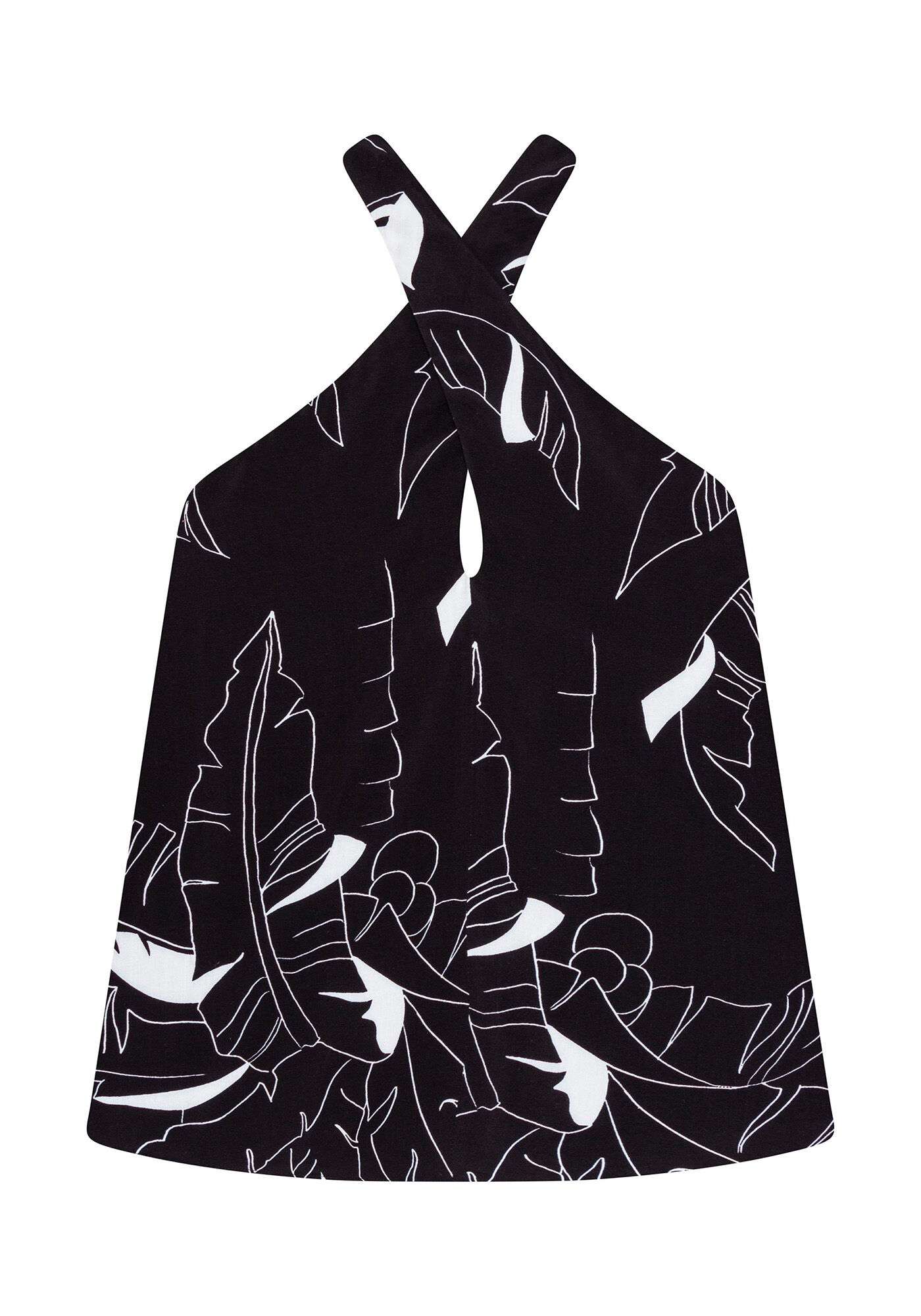 Blusa Frente &Uacute;nica Estampada, , large.