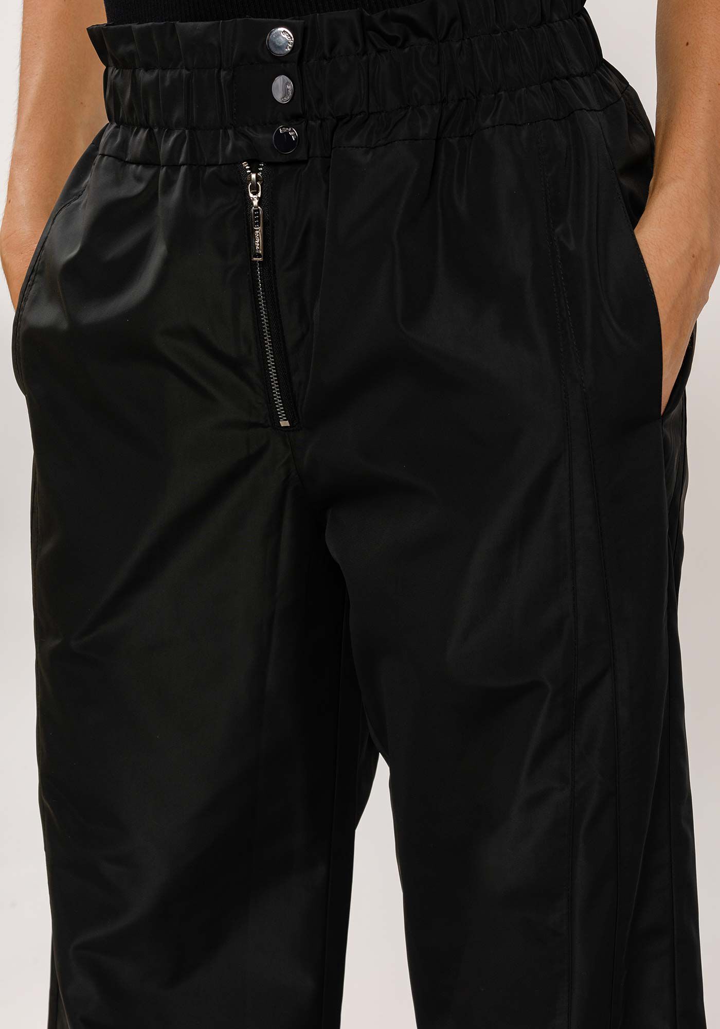 Cal&ccedil;a Wide Leg Cintura Alta com El&aacute;stico C&oacute;s, , large.