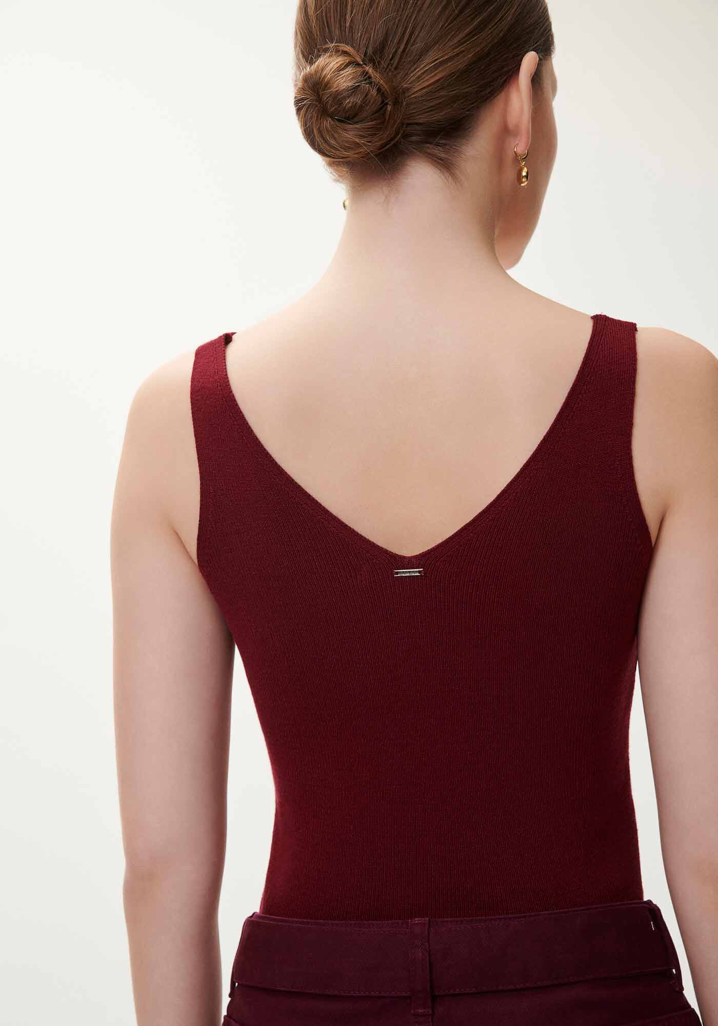 Regata em Tric&ocirc; com Decote V, , large.