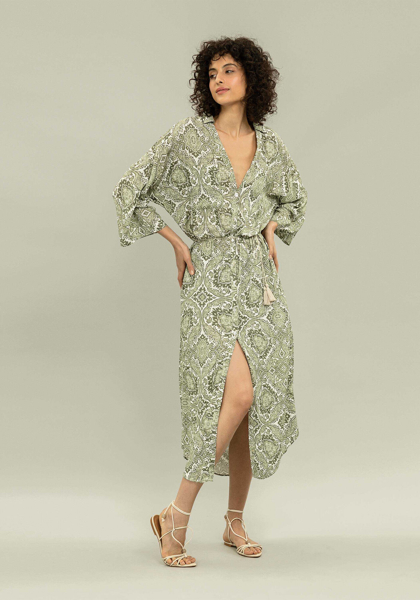 Vestido Chemise M&iacute;di, , large.