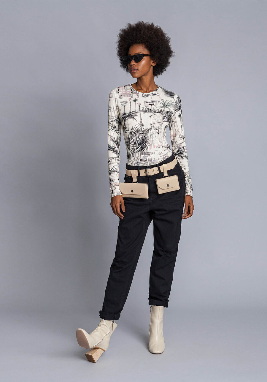 Body Manga Longa Estampa, . Body Manga Longa Estampa, , large.
