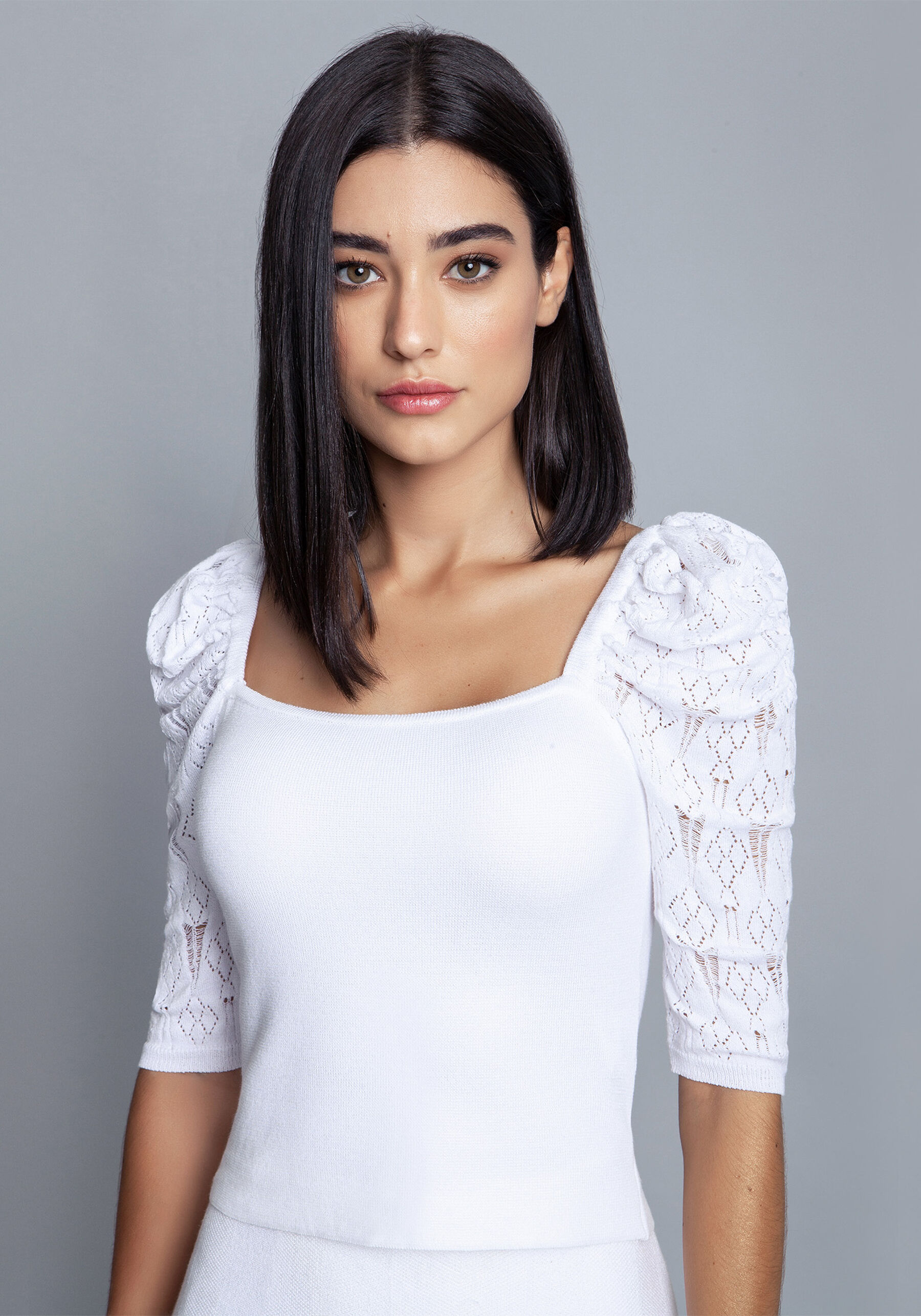 Blusa em tricô, . Blusa em tricô, , large.