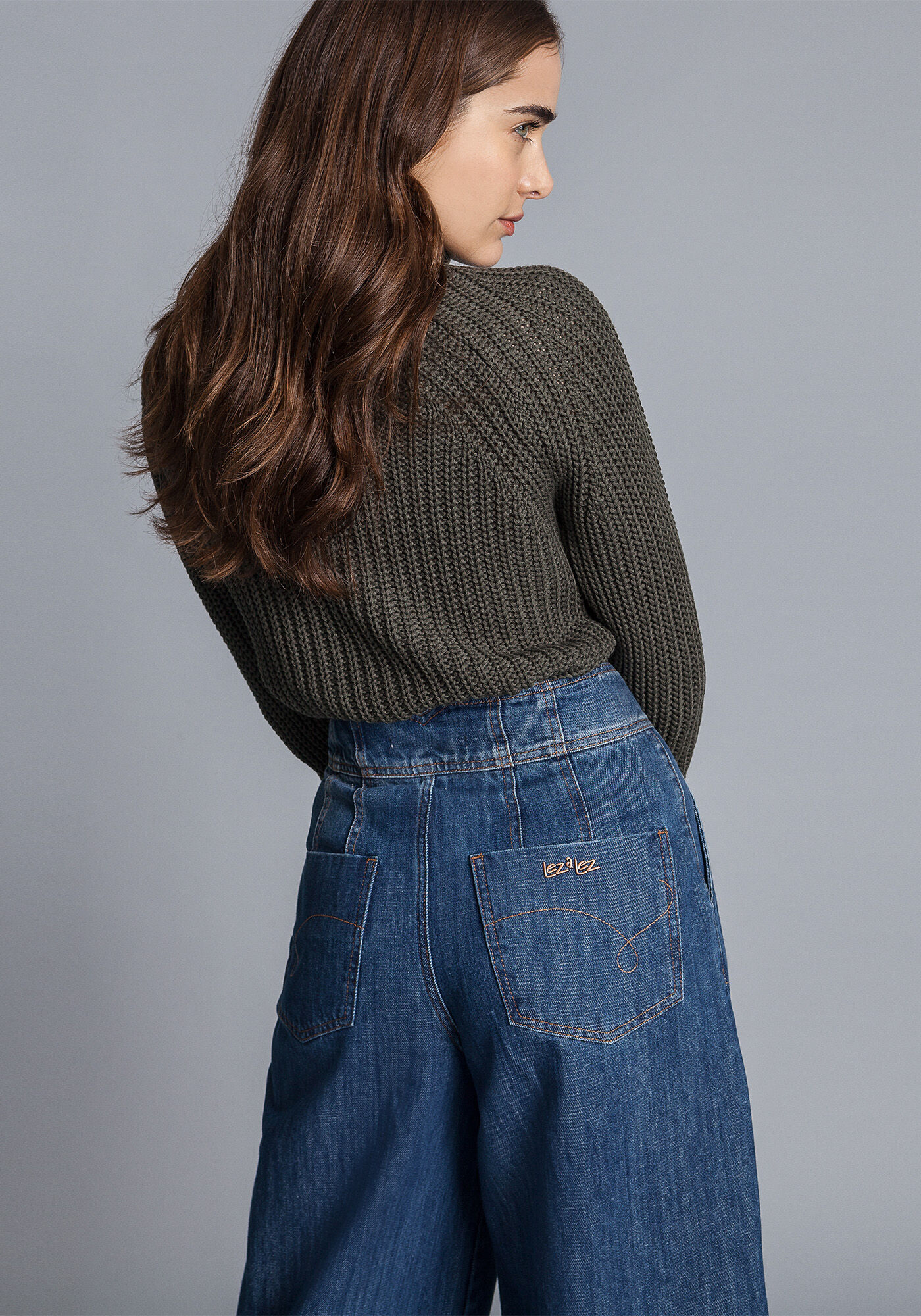 Cal&ccedil;a Wide Leg Cintura Alta, , large.