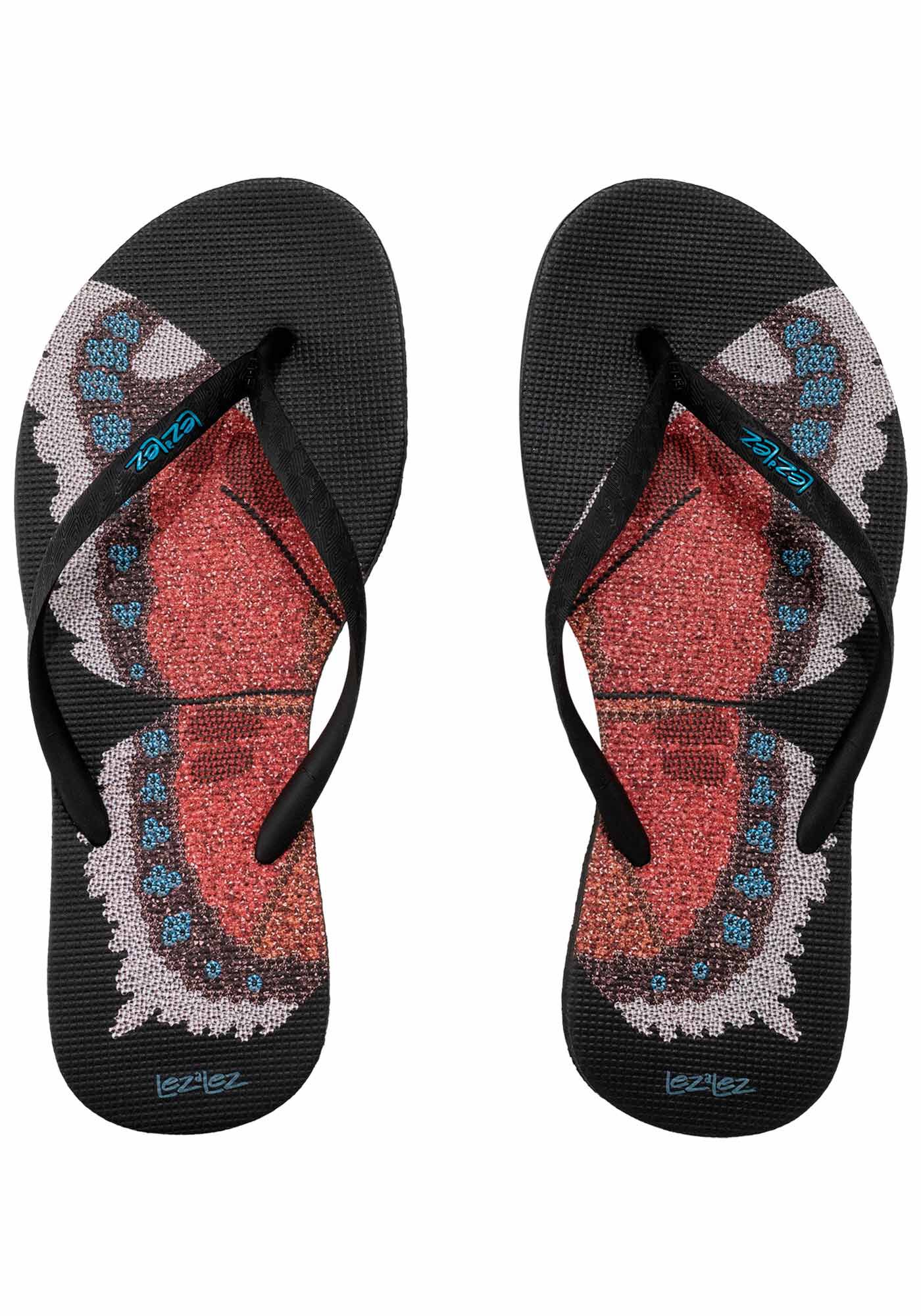 Chinelo de Borracha Preto Estampado, , large.