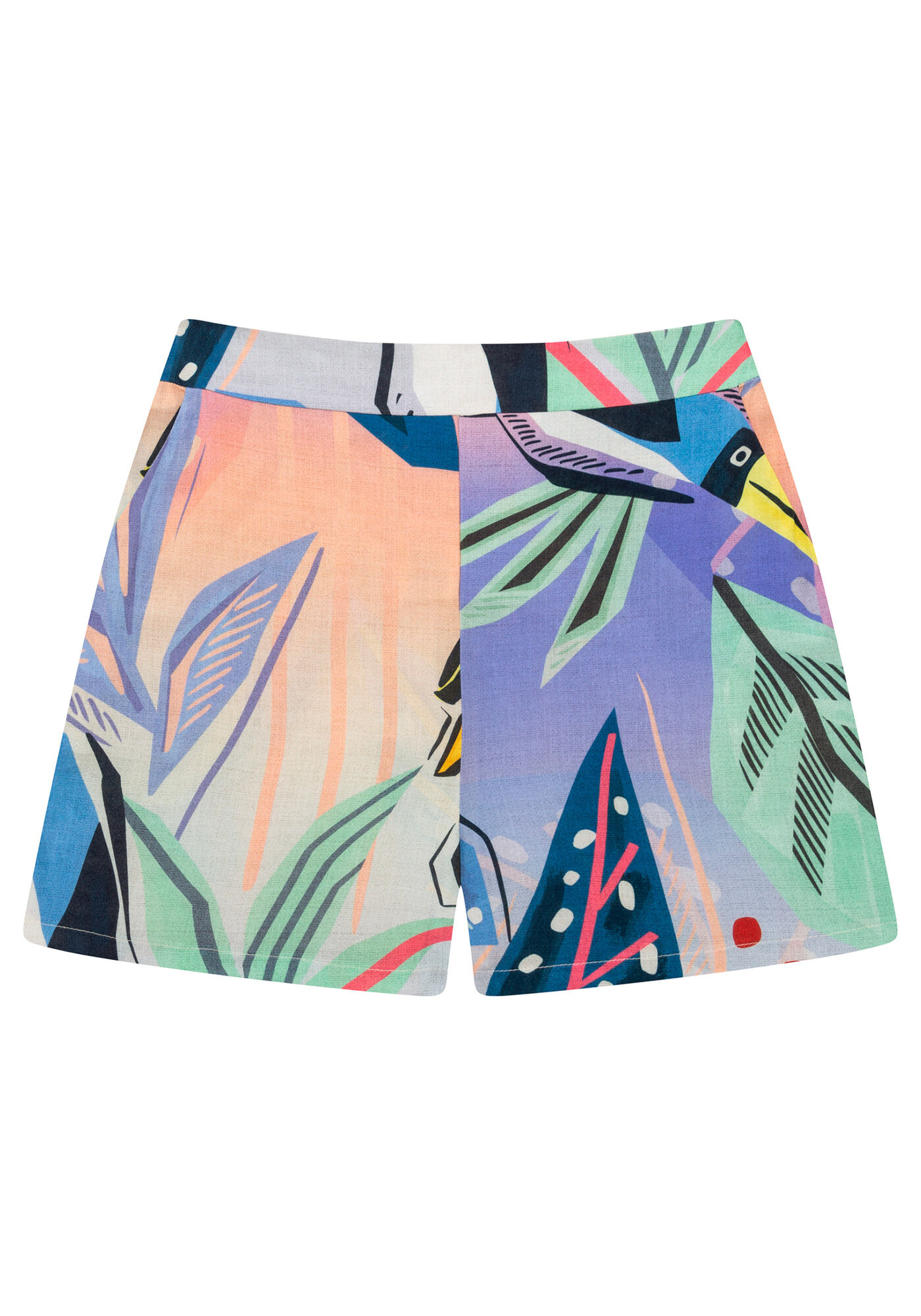 Shorts Cintura M&eacute;dia Estampa, , large.