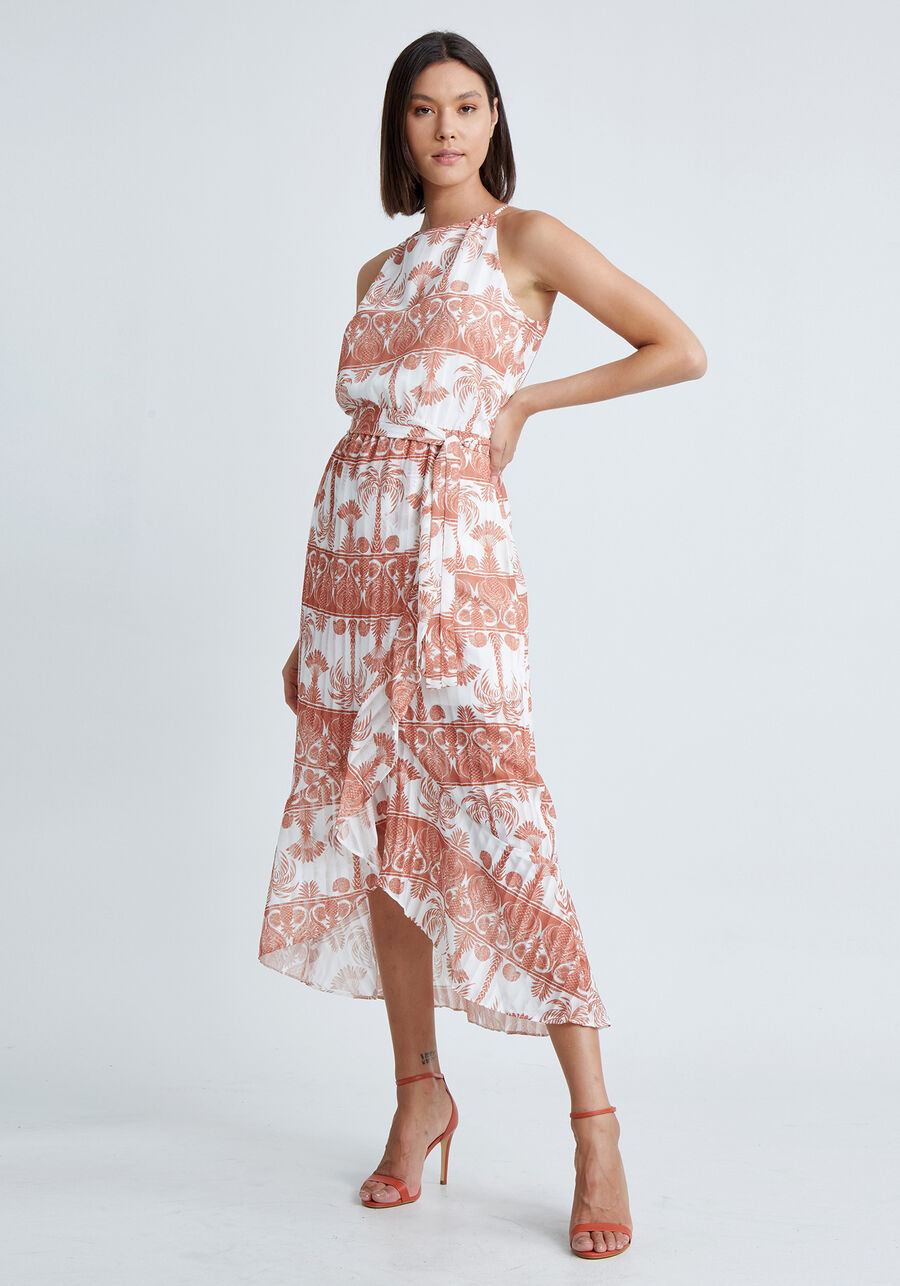 Vestido com Alças Mídi Cinto, . Vestido com Alças Mídi Cinto, , large.