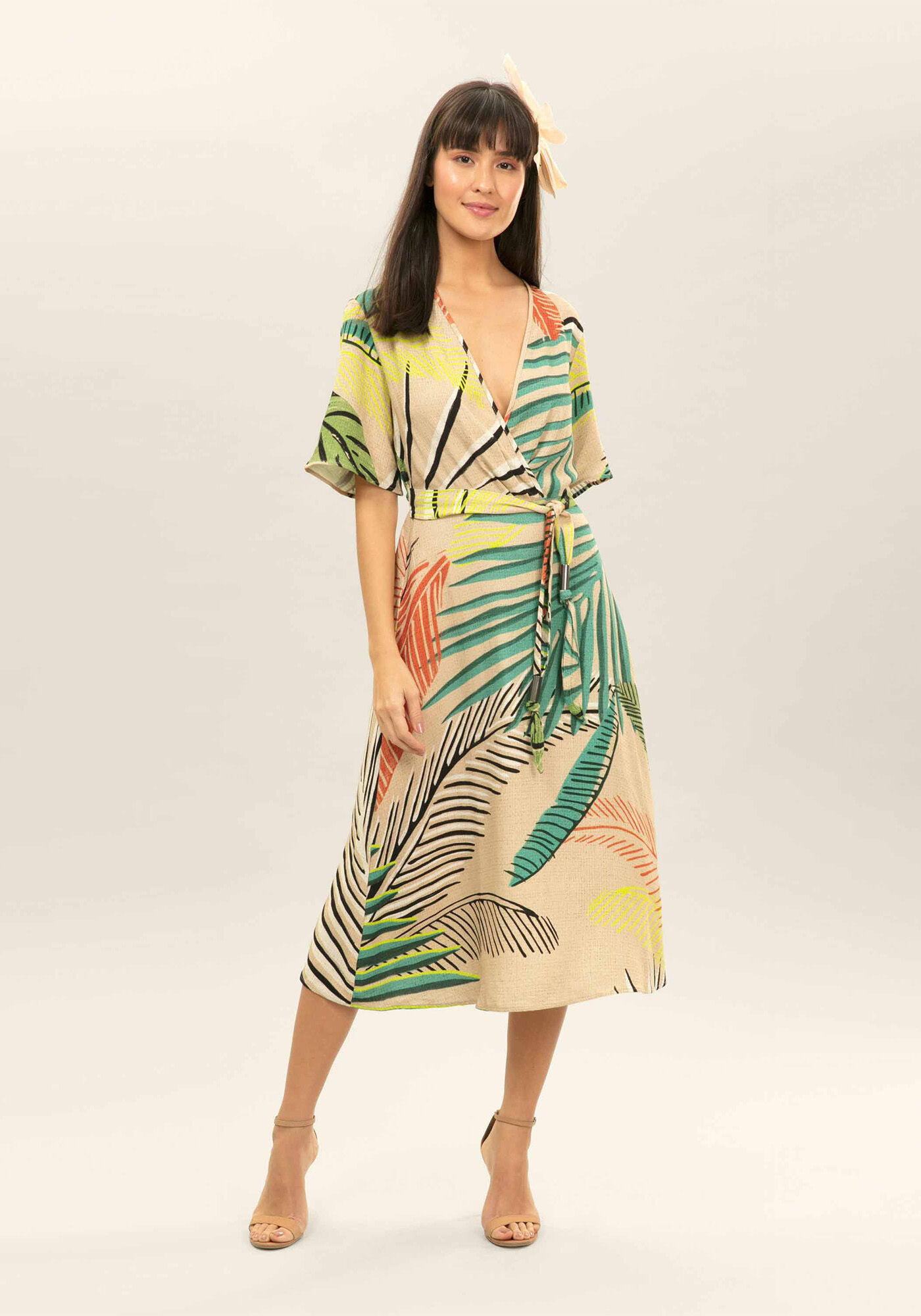 Vestido M&iacute;di Estampa, , large.