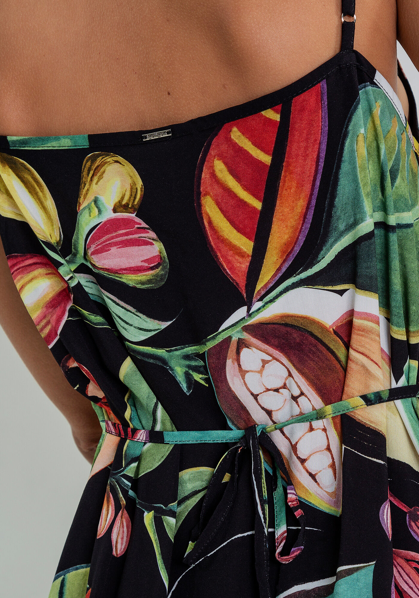 Vestido com Al&ccedil;as M&iacute;di Babado Corumbau, , large.