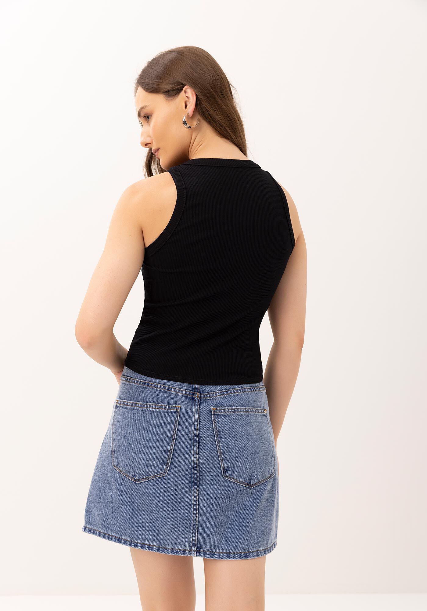 Blusa Canelada B&aacute;sica Altura C&oacute;s, , large.