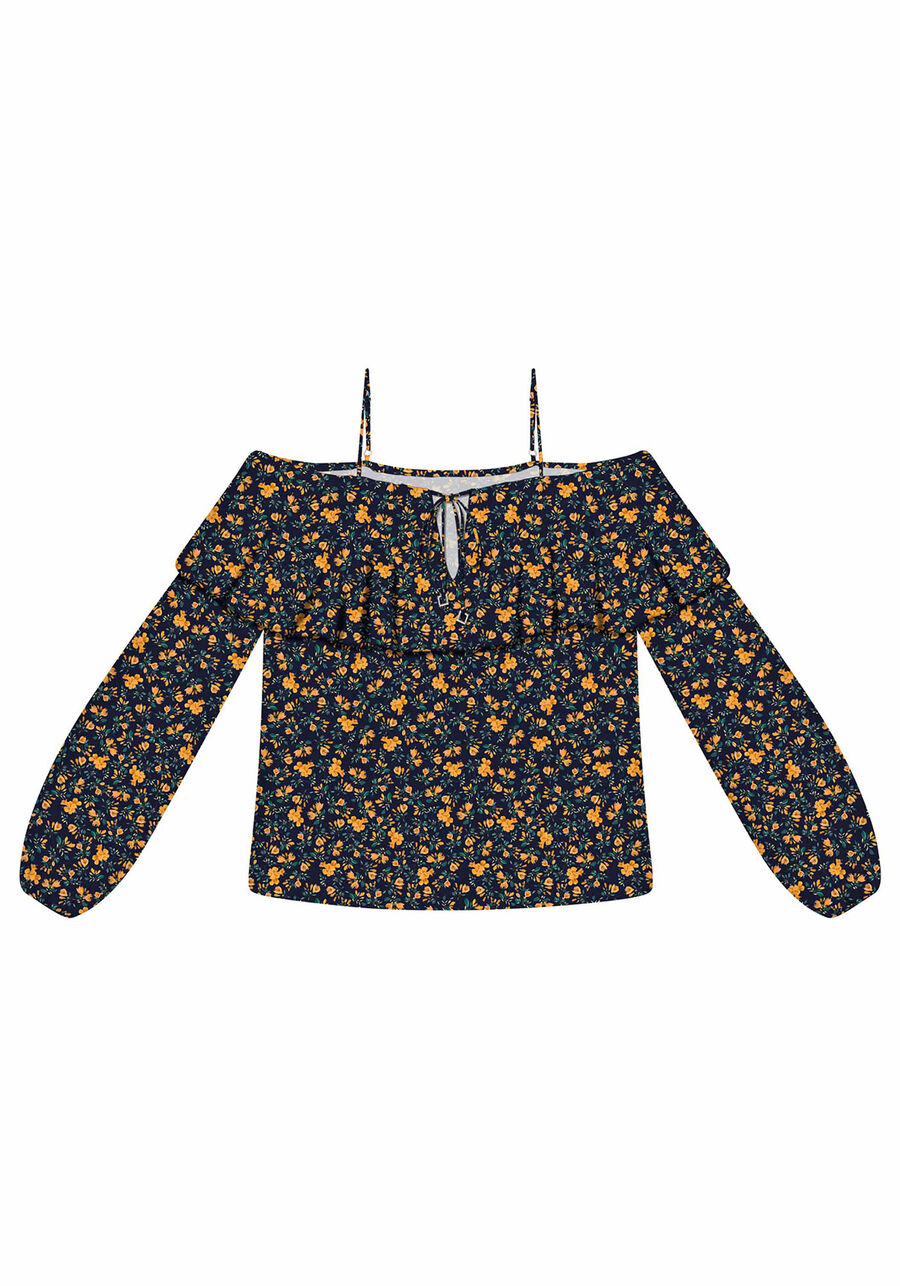 Blusa Manga Longa Estampada Tecido, . Blusa Manga Longa Estampada Tecido, , large.