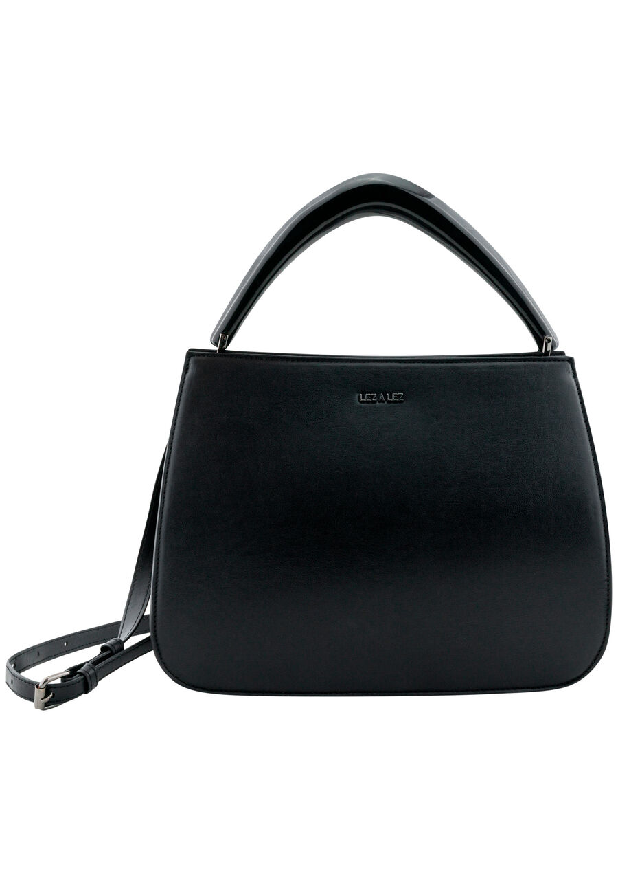 Bolsa Média Estruturada com Duas Alças, . Bolsa Média Estruturada com Duas Alças, , large.