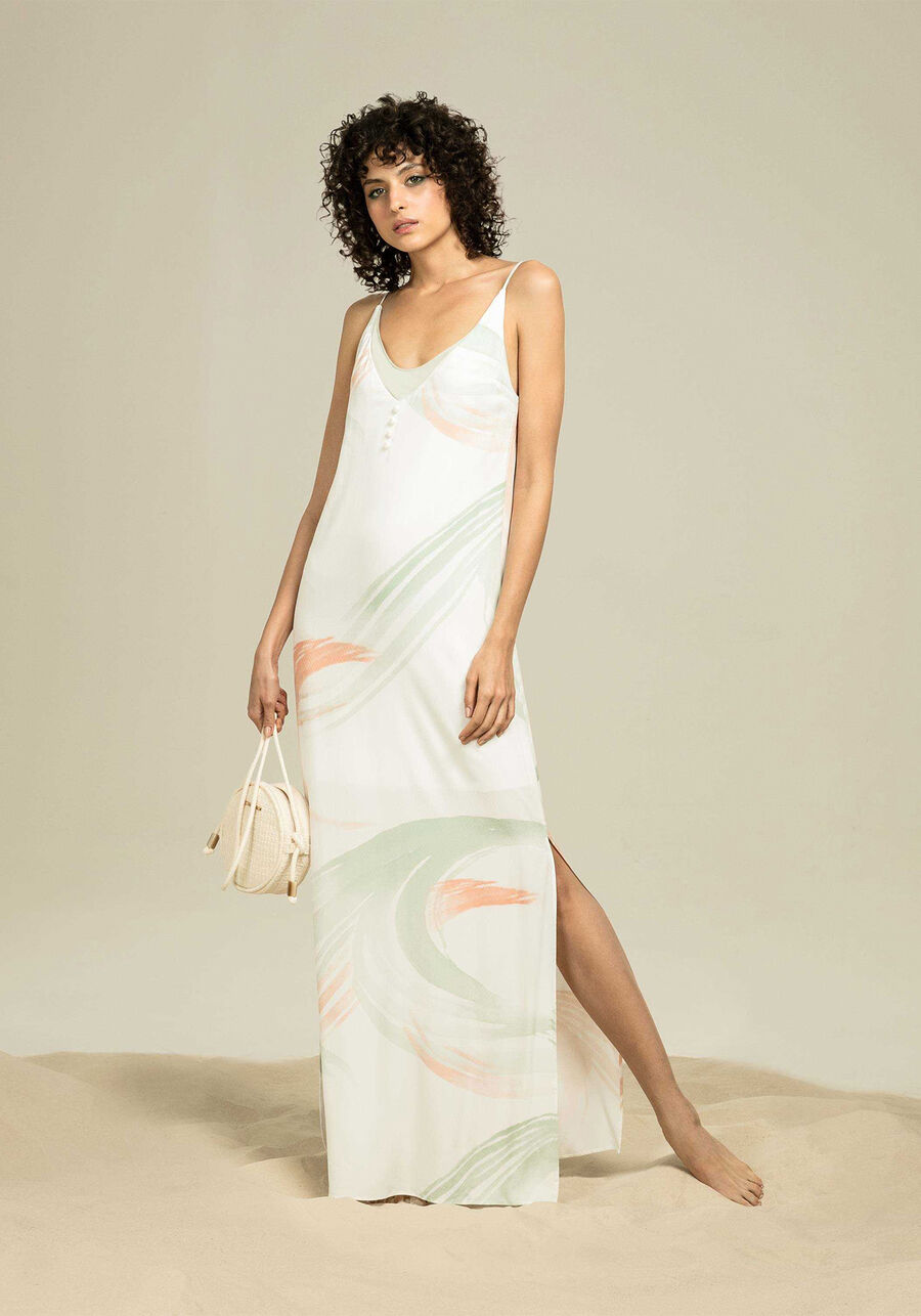 Vestido Longo Estampa, . Vestido Longo Estampa, , large.
