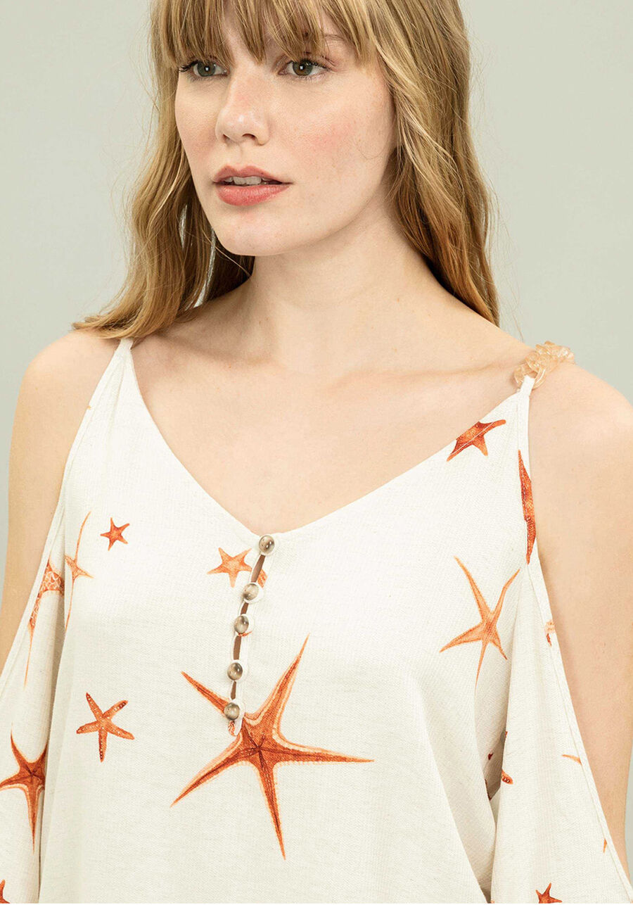 Blusa Manga 3/4 Estampa, . Blusa Manga 3/4 Estampa, , large.