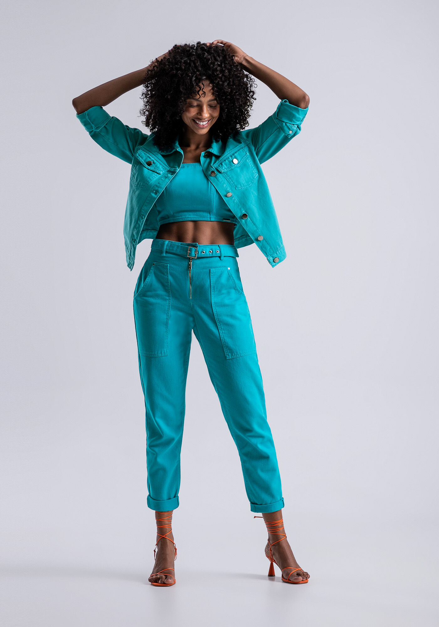 Jaqueta Sarja Color, , large.