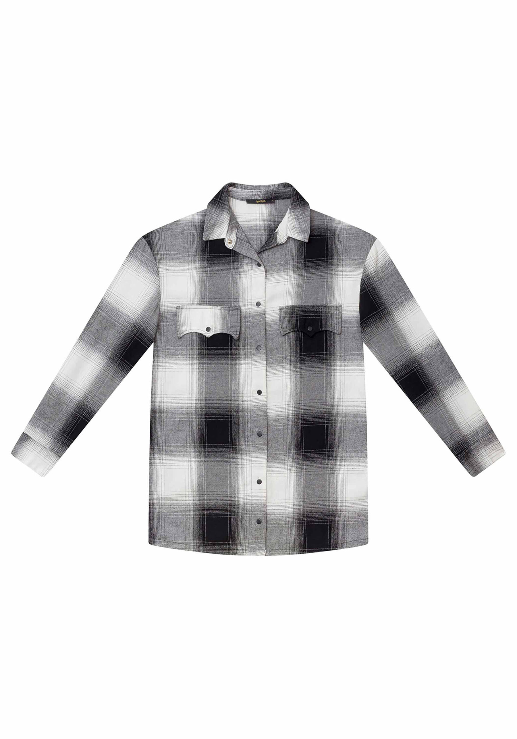 Camisa Manga Longa Xadrez Tecido, . Camisa Manga Longa Xadrez Tecido, , large.