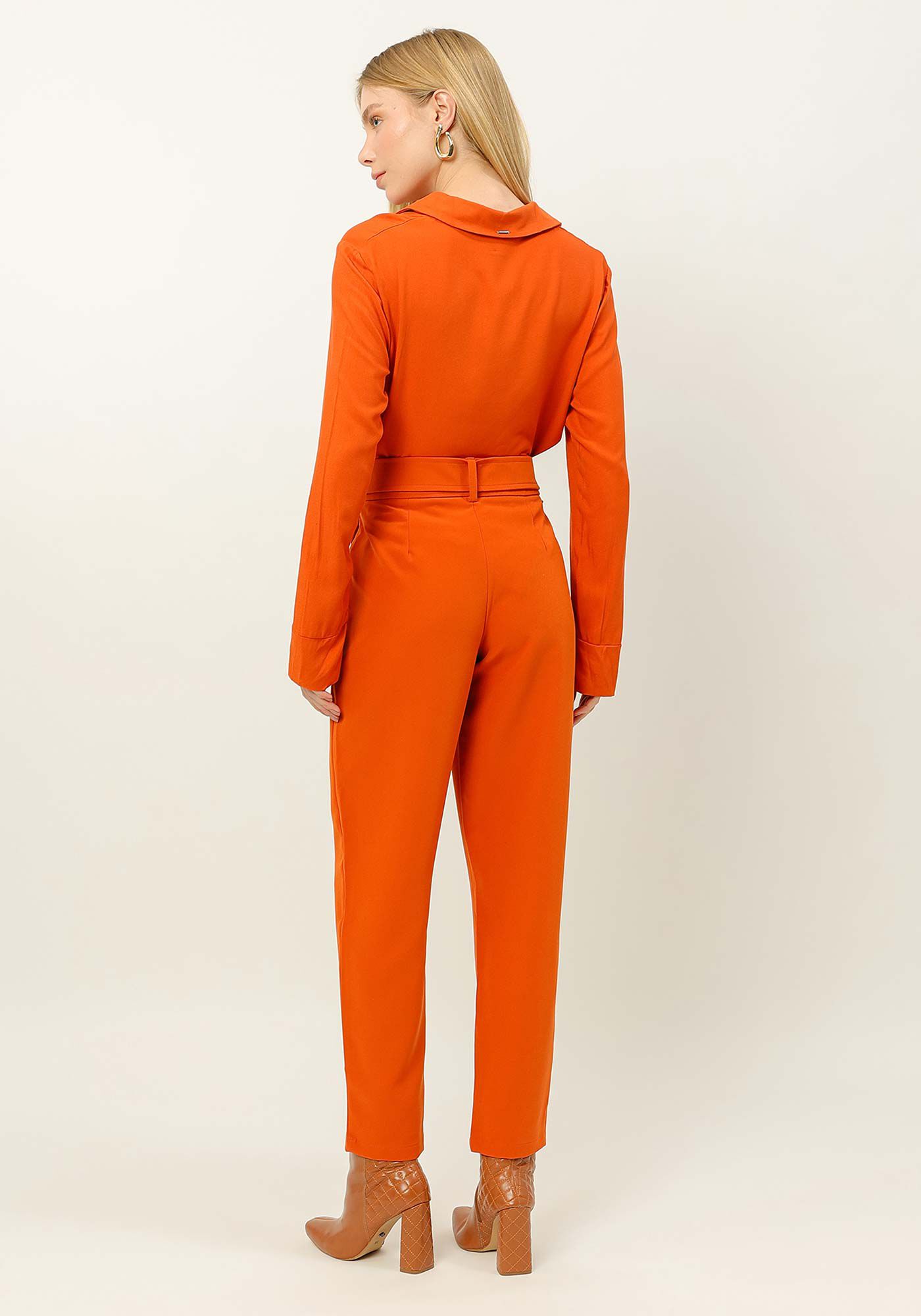 Cal&ccedil;a Reta Alfaiataria com Cinto, , large.