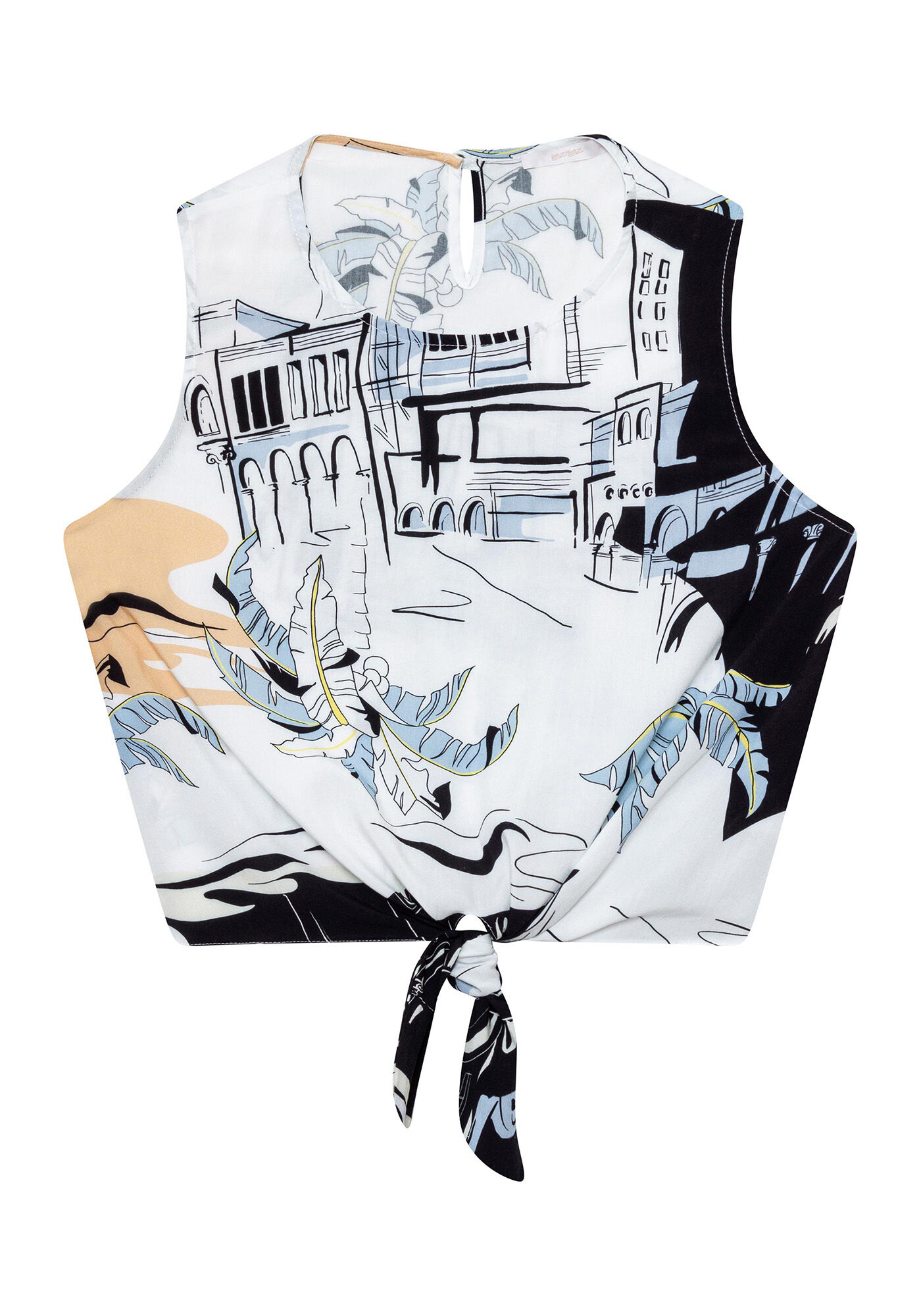 Regata Cropped Amarra&ccedil;&atilde;o Square, , large.