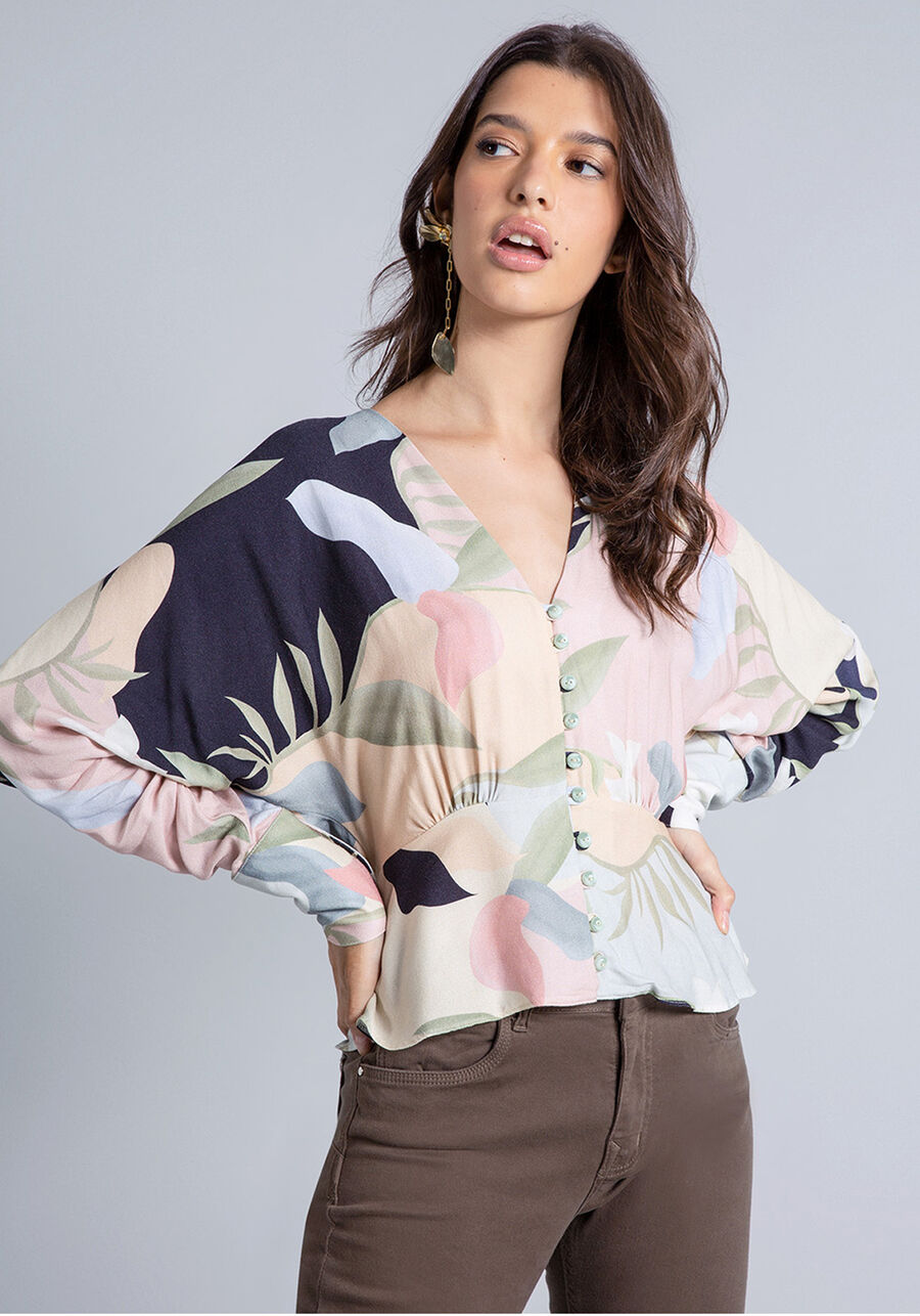 Blusa Manga Longa Estampa, . Blusa Manga Longa Estampa, , large.